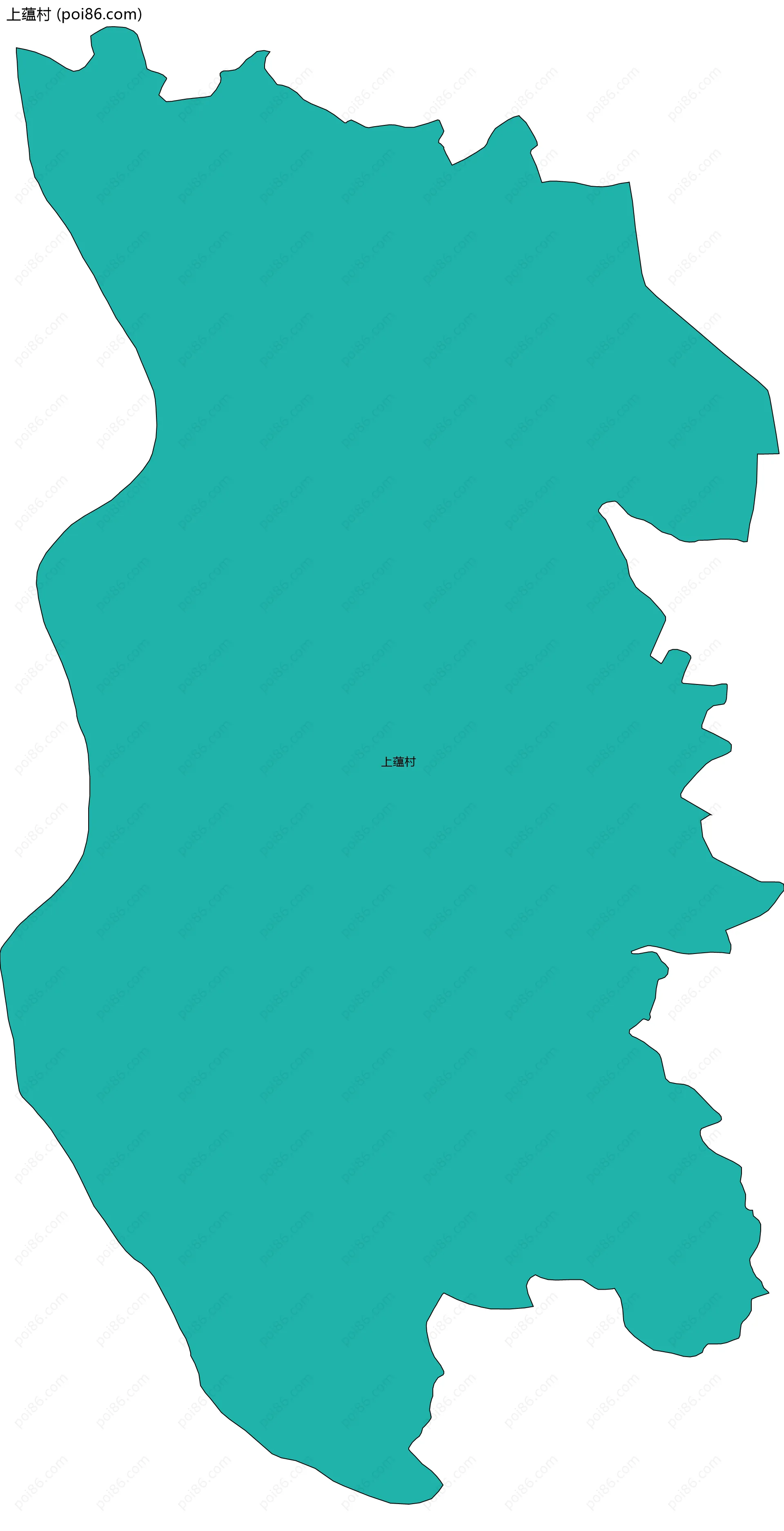 上蕴村边界地图