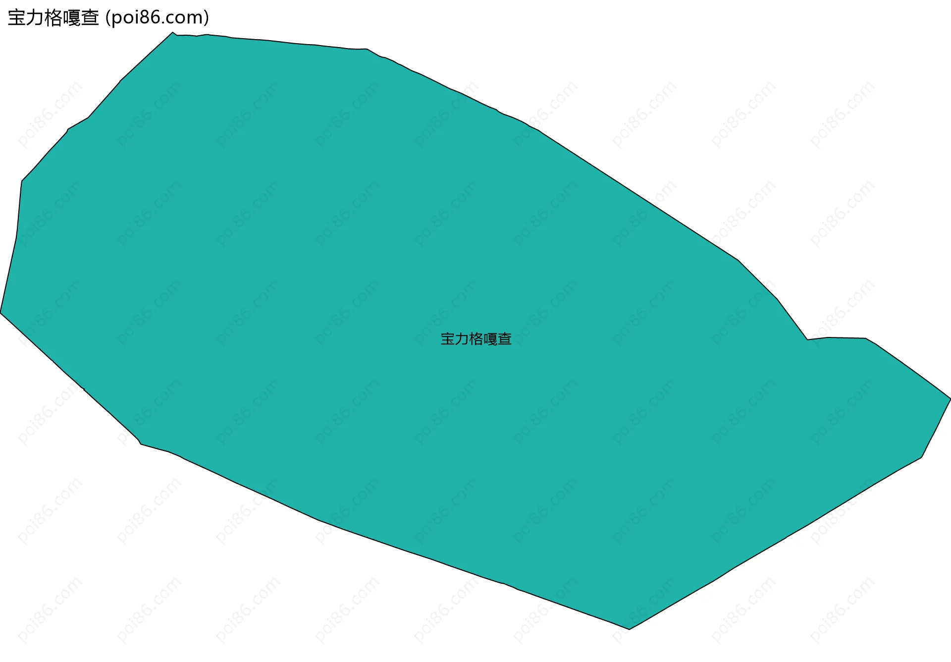 宝力格嘎查边界地图