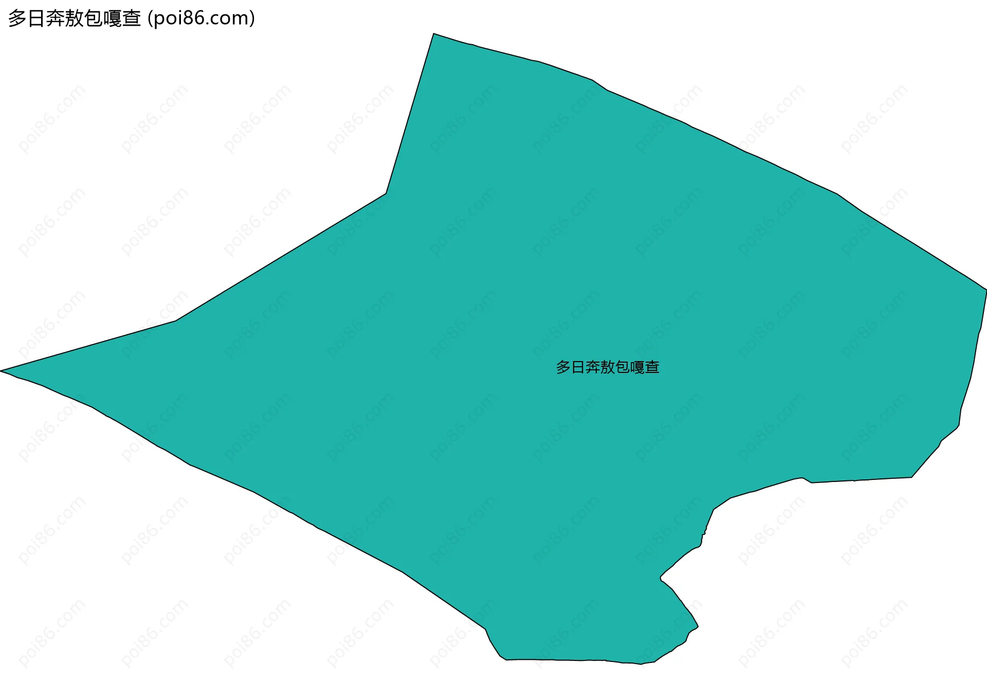 多日奔敖包嘎查边界地图