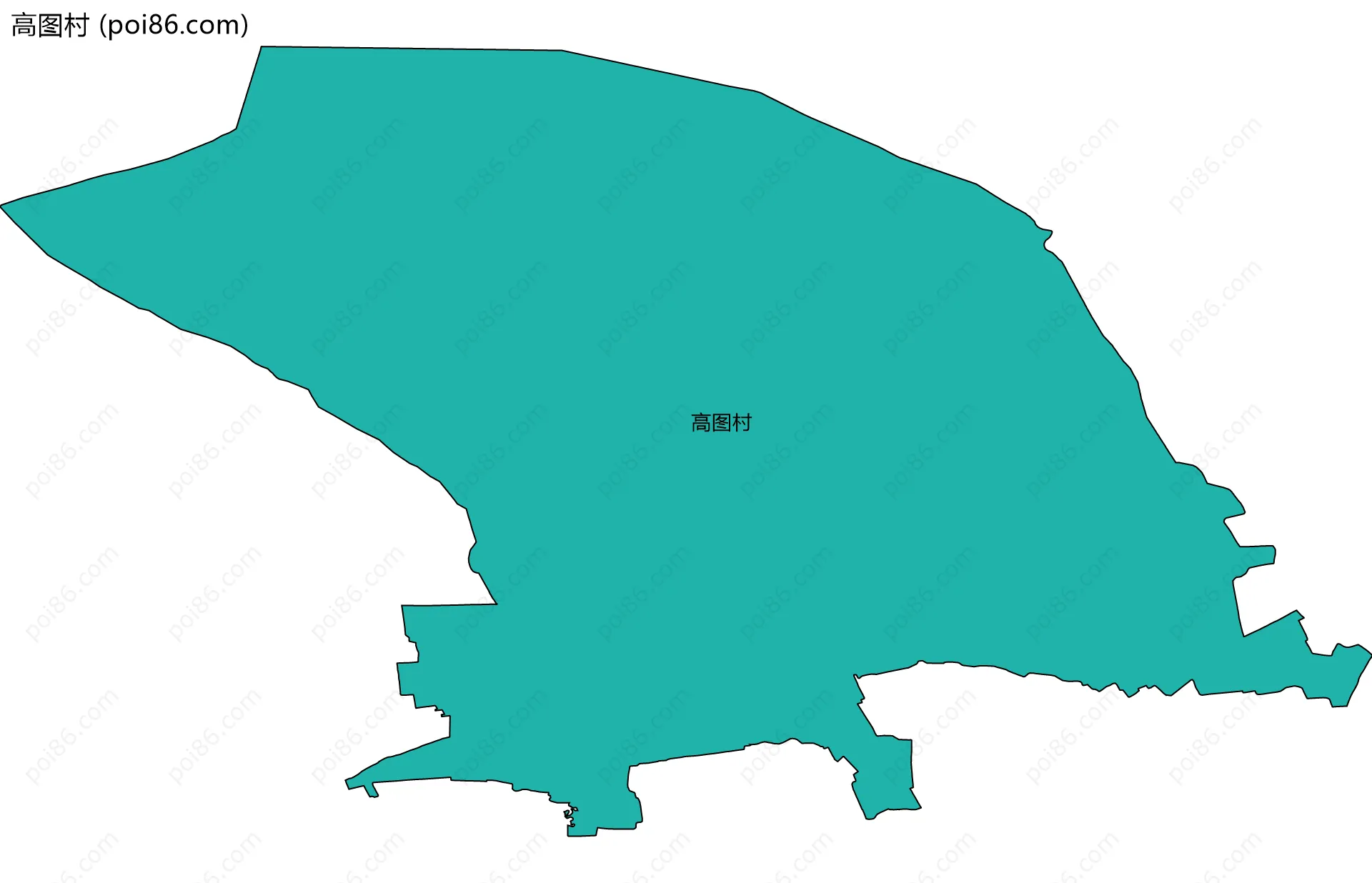高图村边界地图