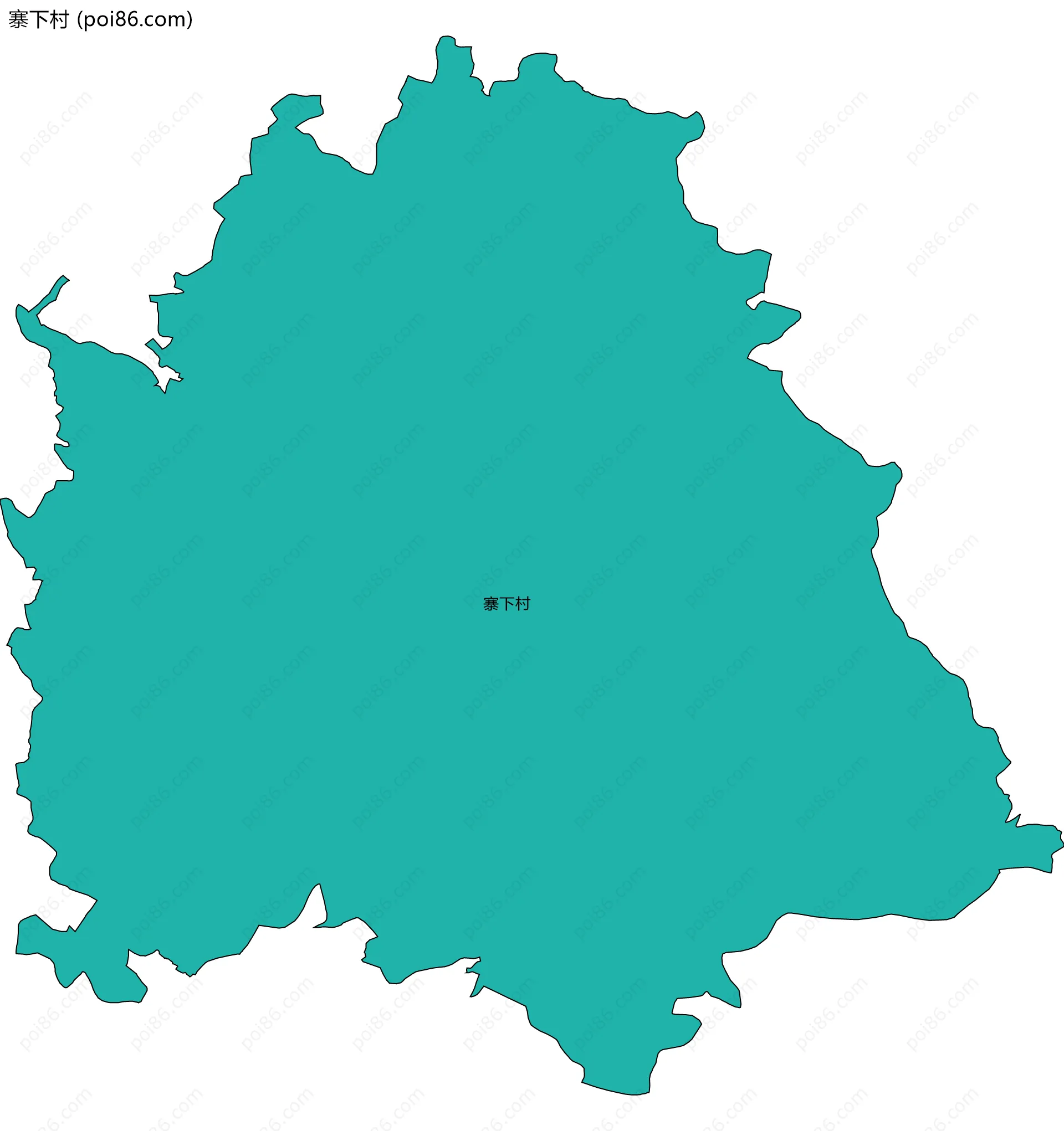 寨下村边界地图