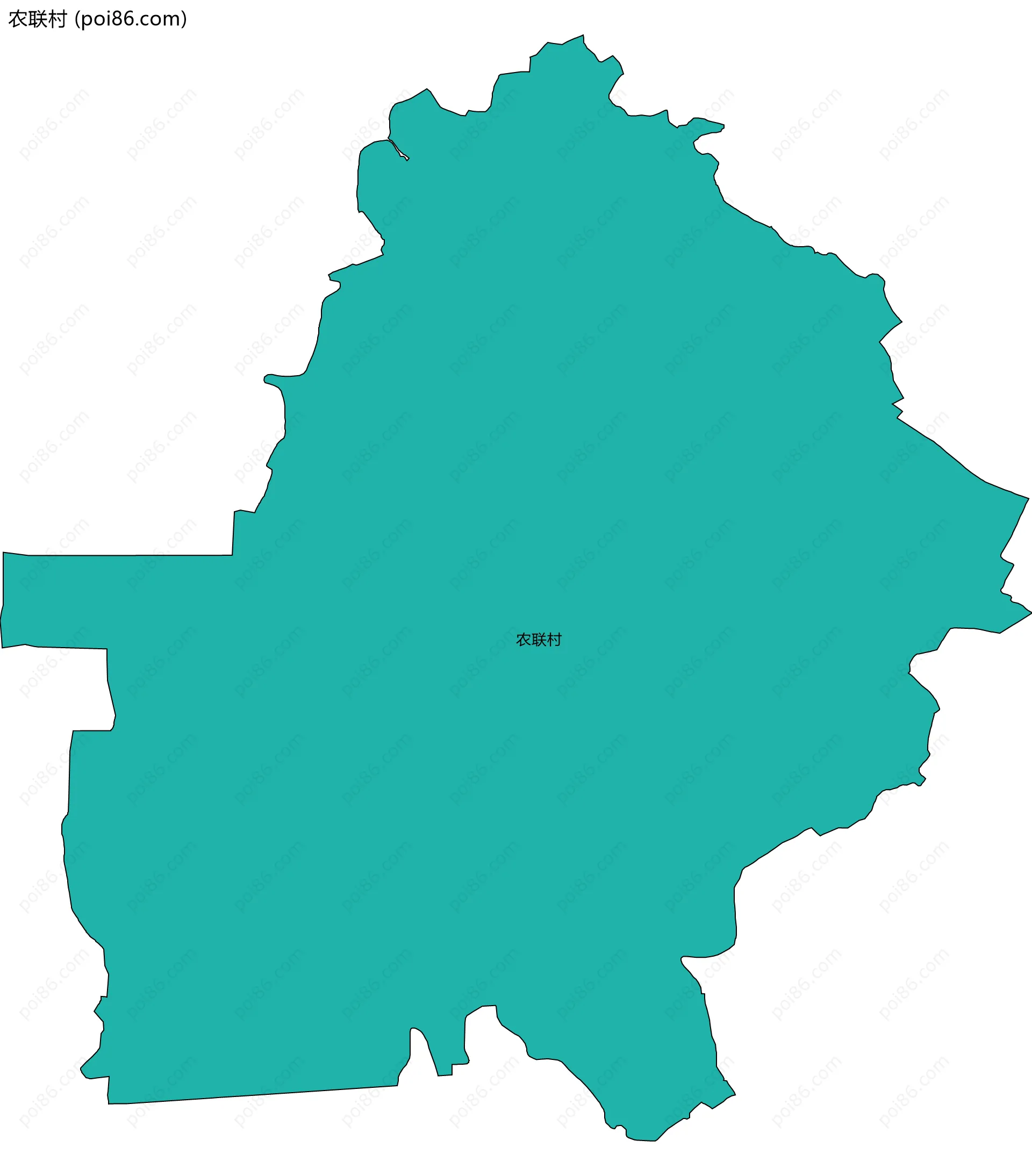 农联村边界地图