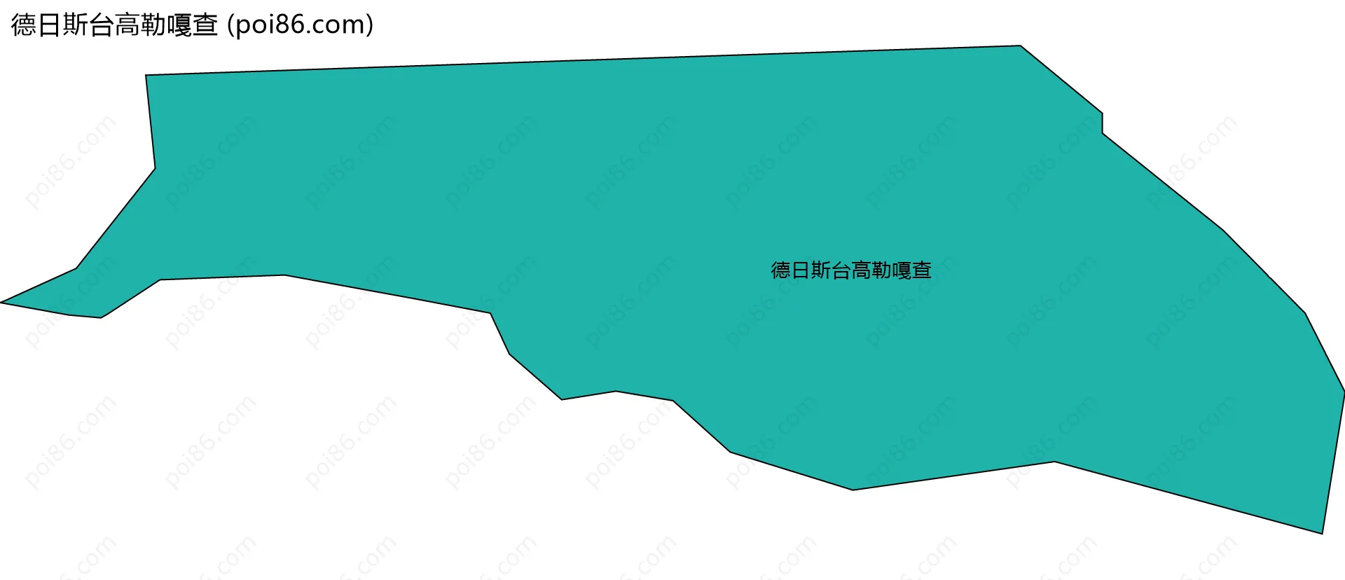 德日斯台高勒嘎查边界地图