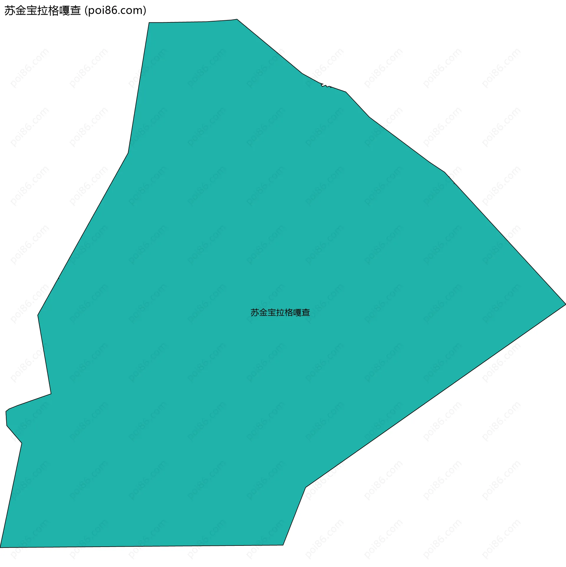 苏金宝拉格嘎查边界地图