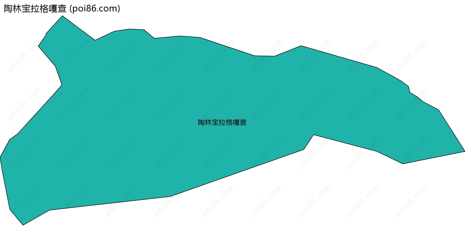 陶林宝拉格嘎查边界地图