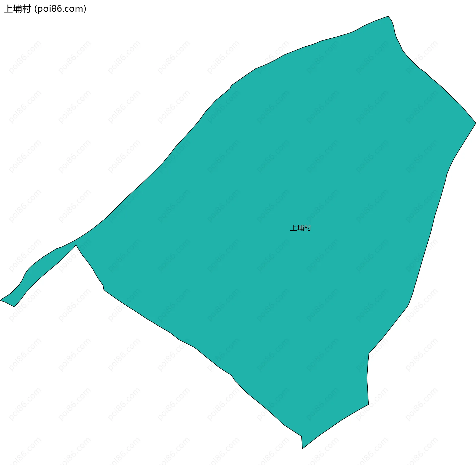 上埔村边界地图