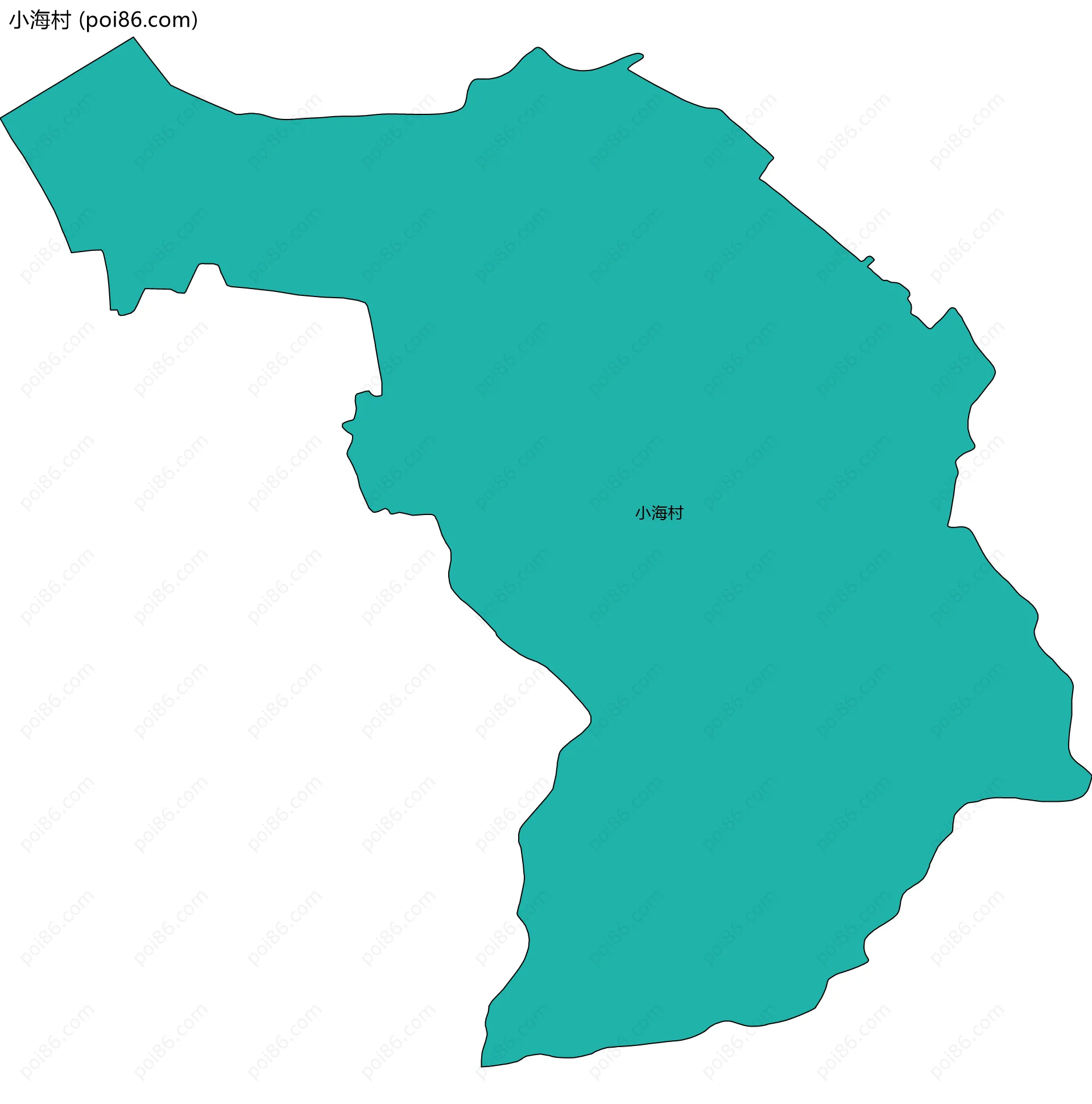 小海村边界地图