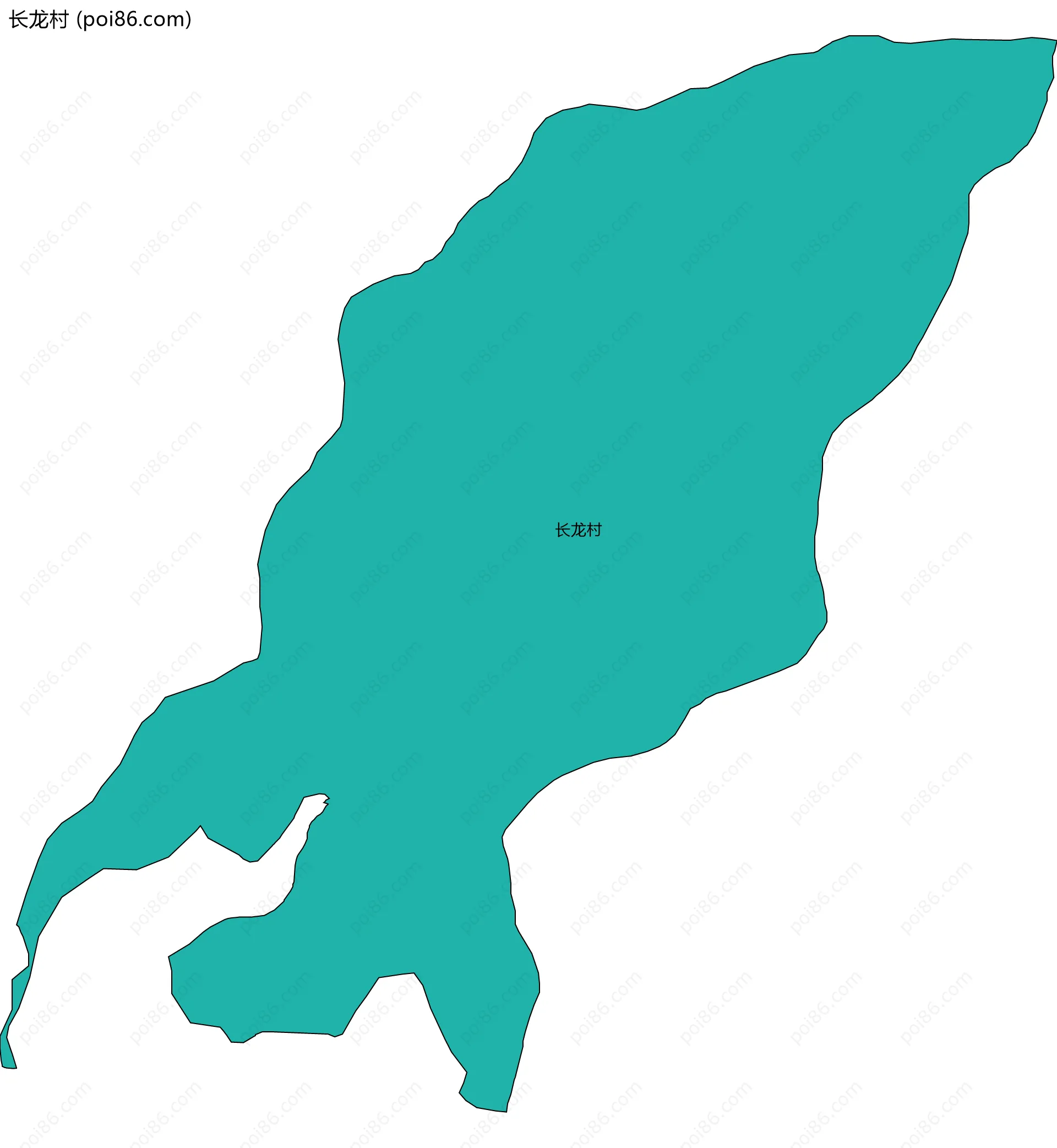 长龙村边界地图