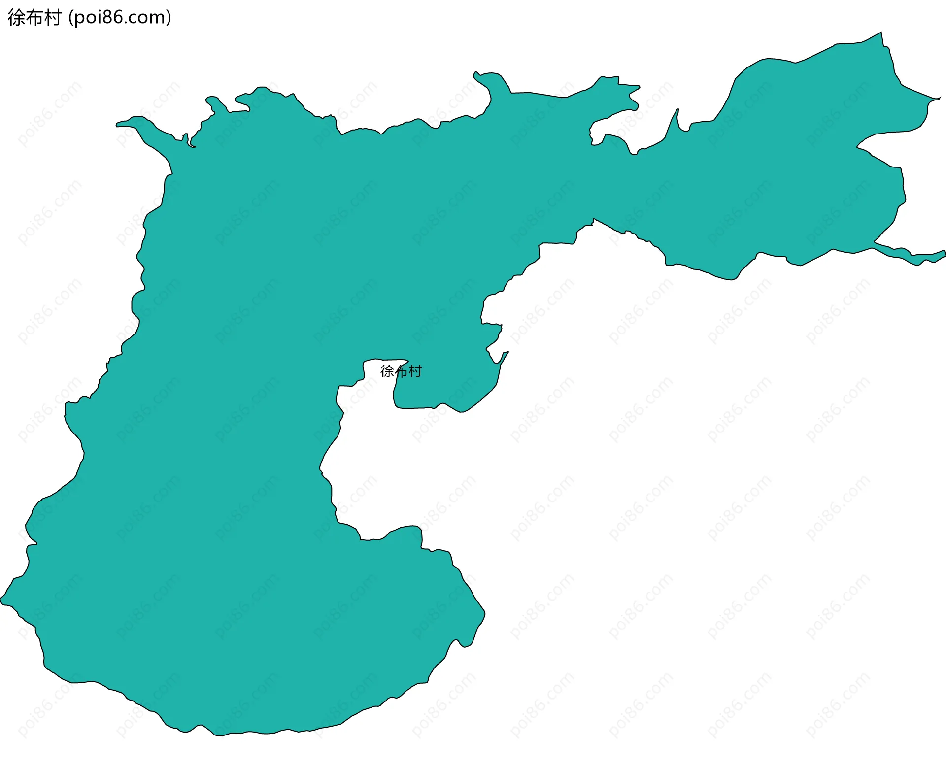 徐布村边界地图