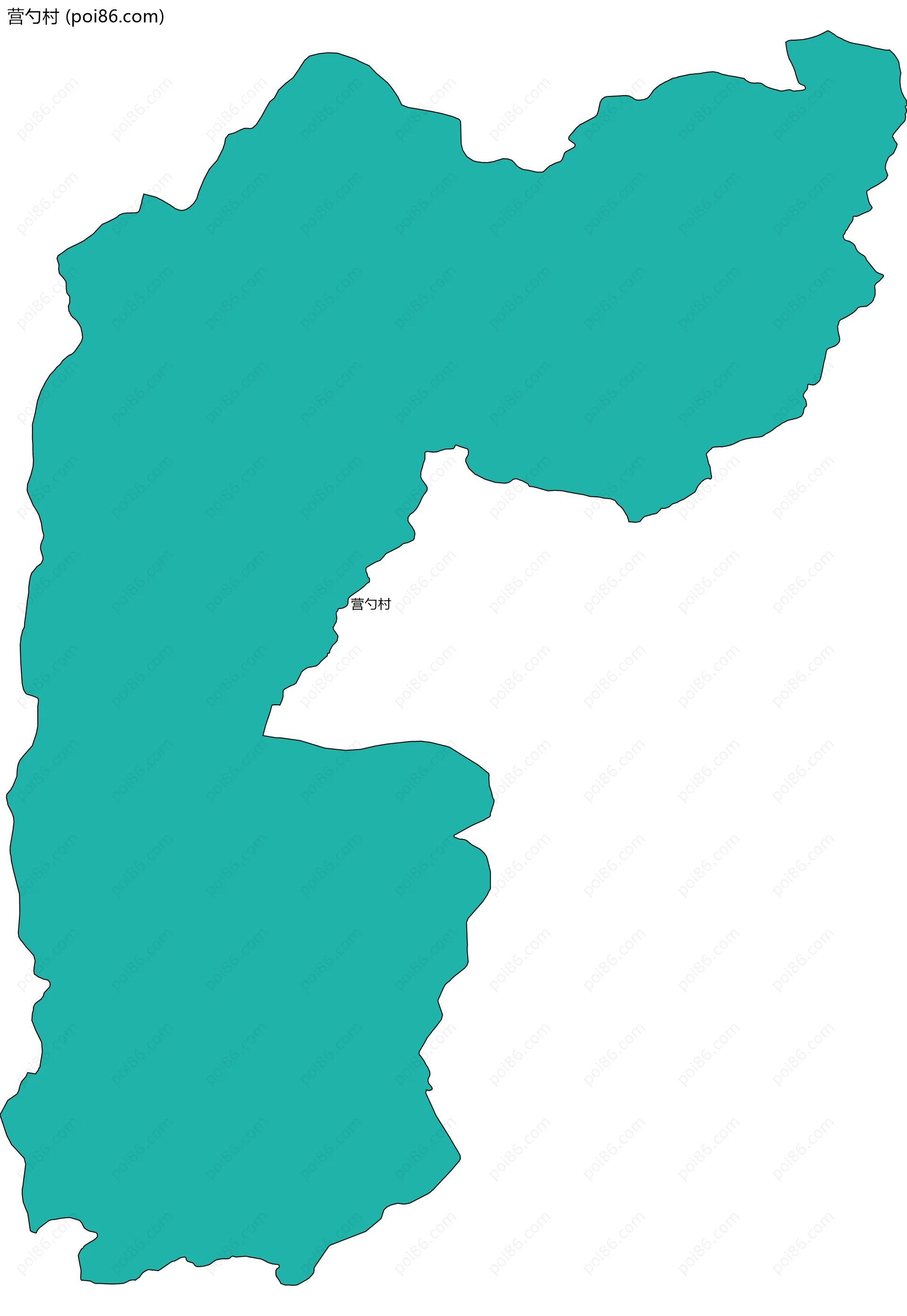 营勺村边界地图