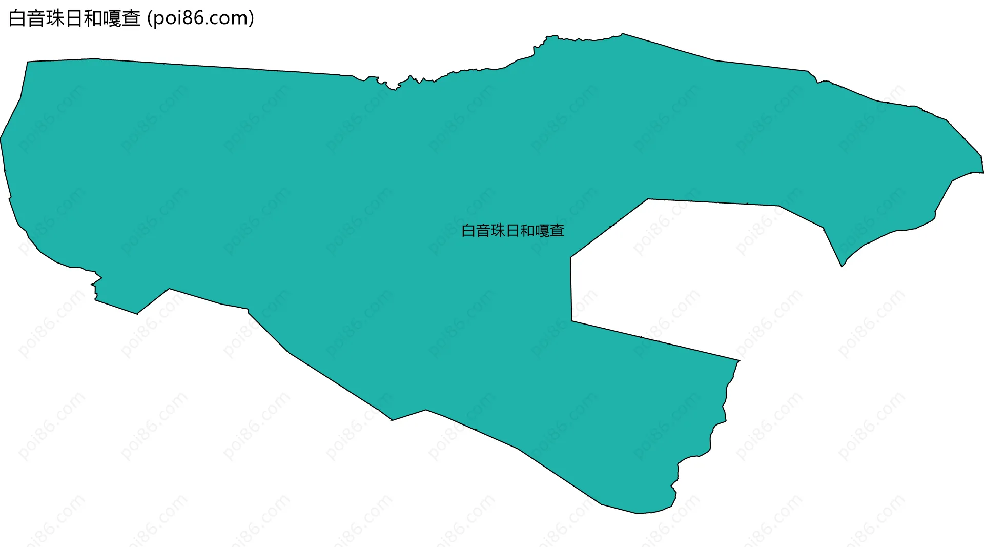 白音珠日和嘎查边界地图