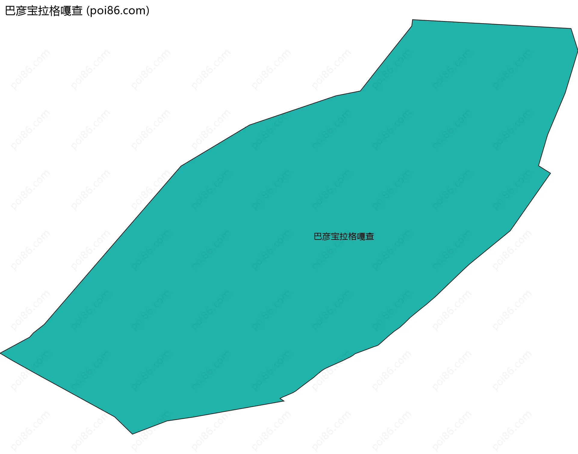巴彦宝拉格嘎查边界地图