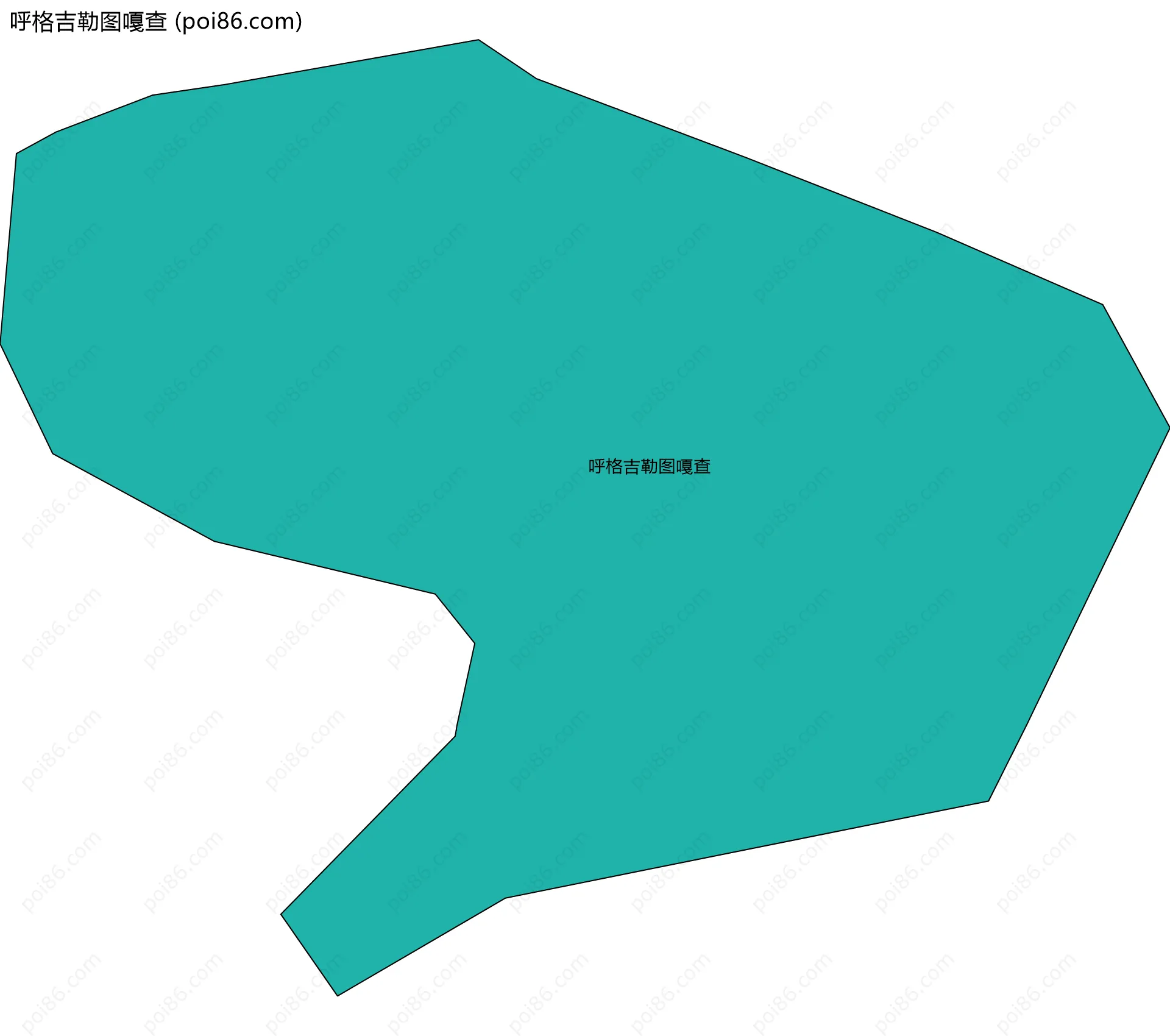 呼格吉勒图嘎查边界地图