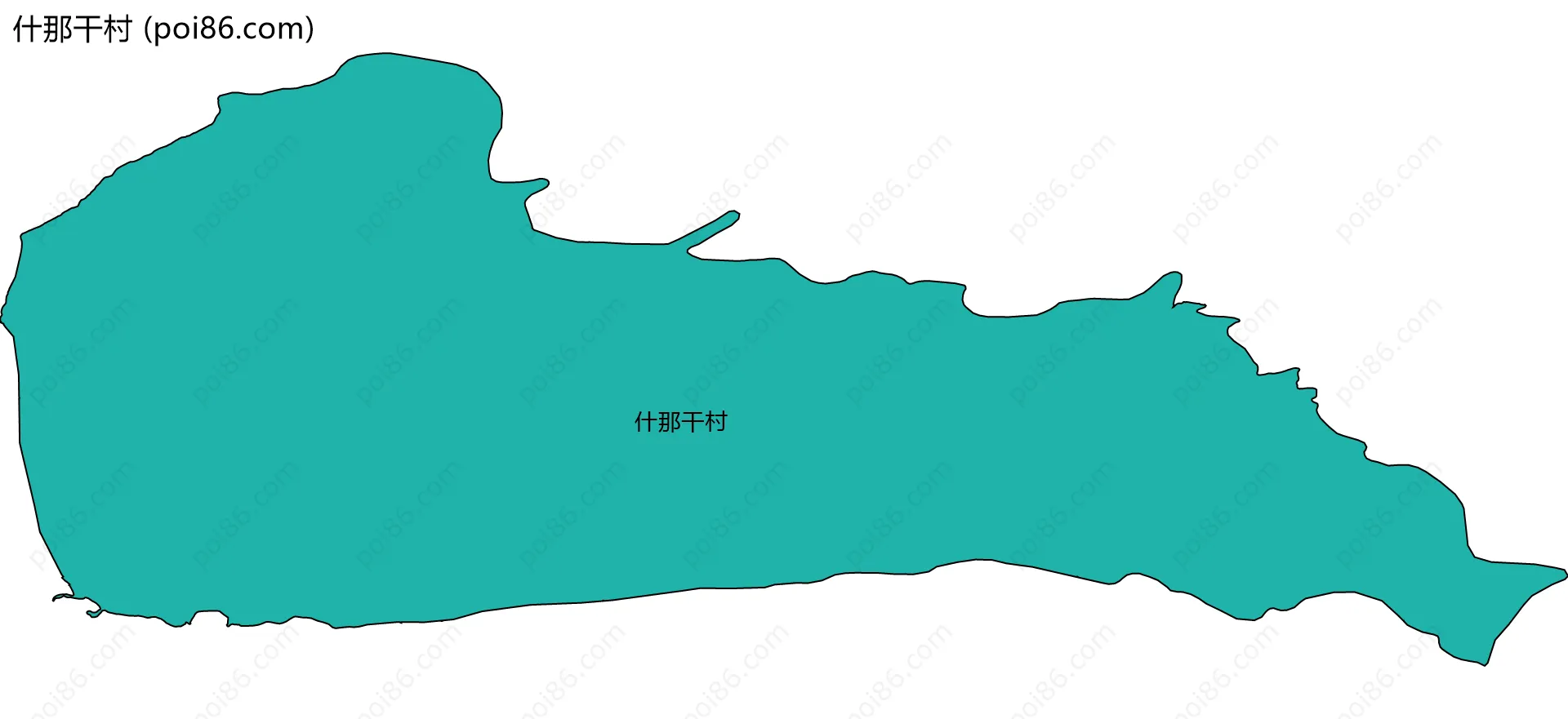 什那干村边界地图