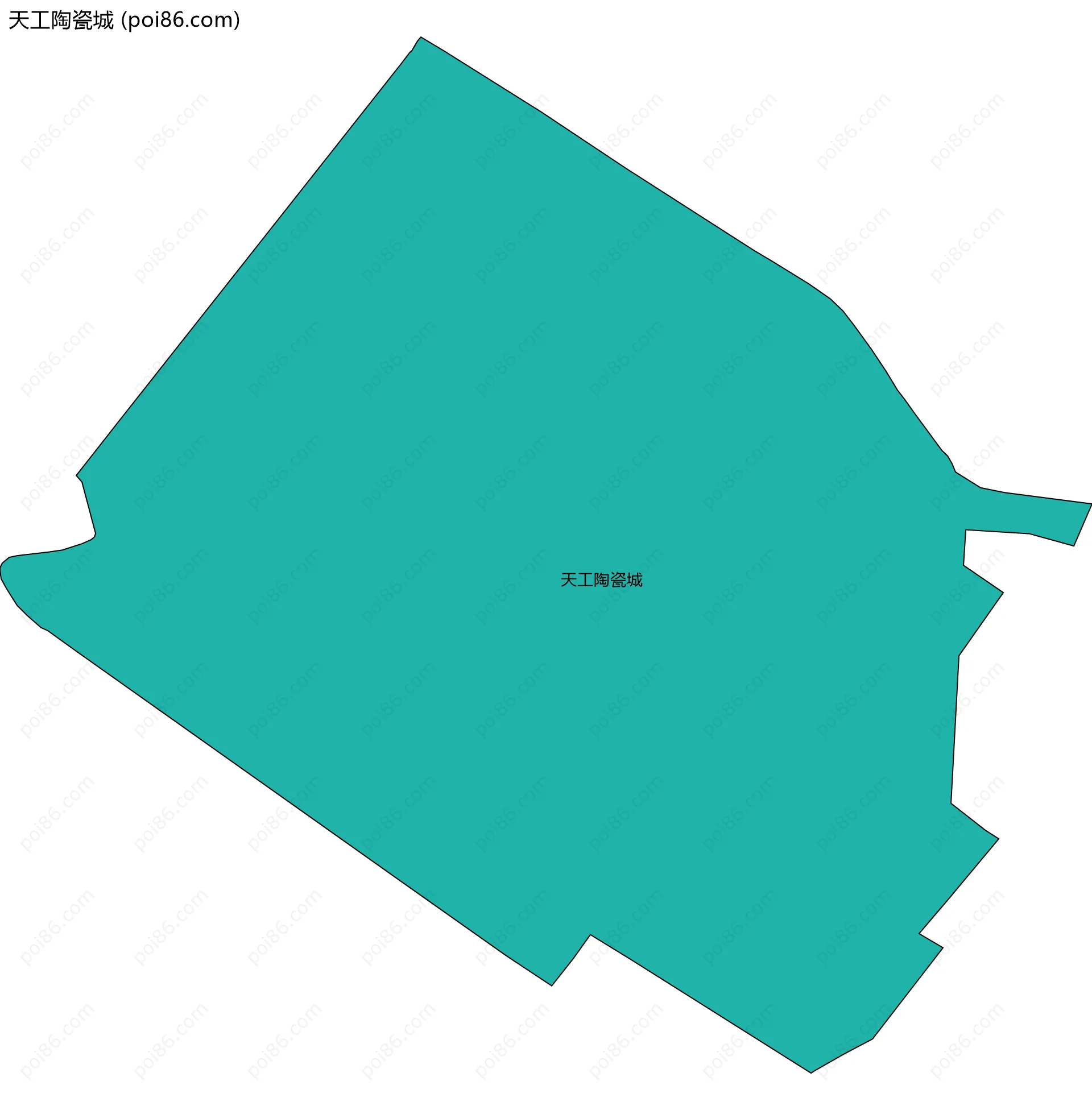 天工陶瓷城边界地图