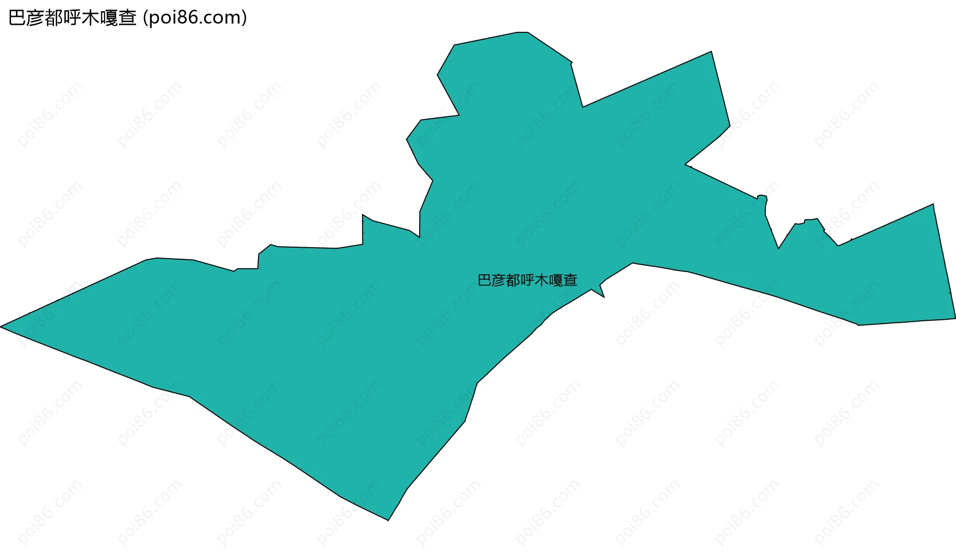 巴彦都呼木嘎查边界地图
