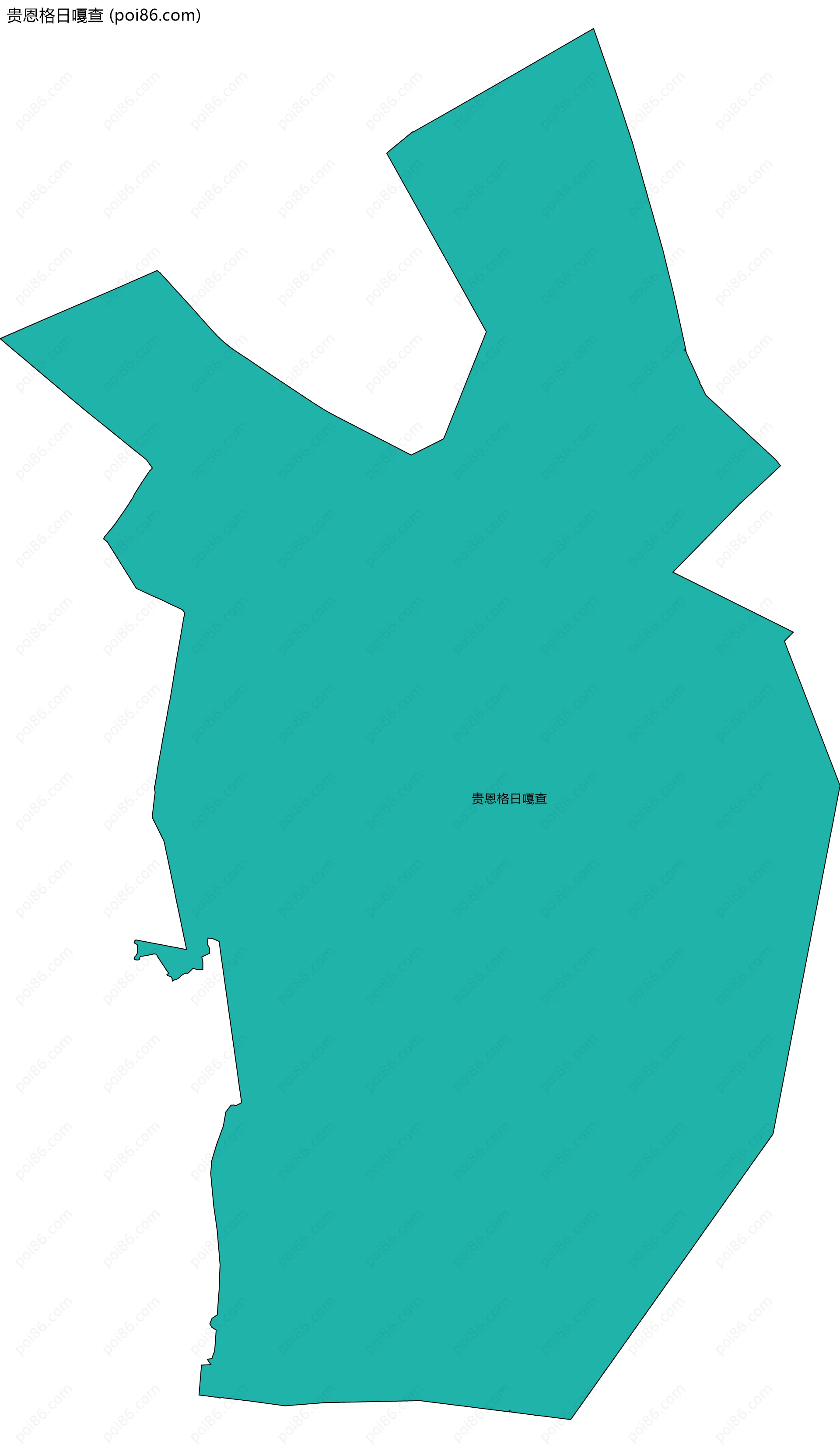 贵恩格日嘎查边界地图