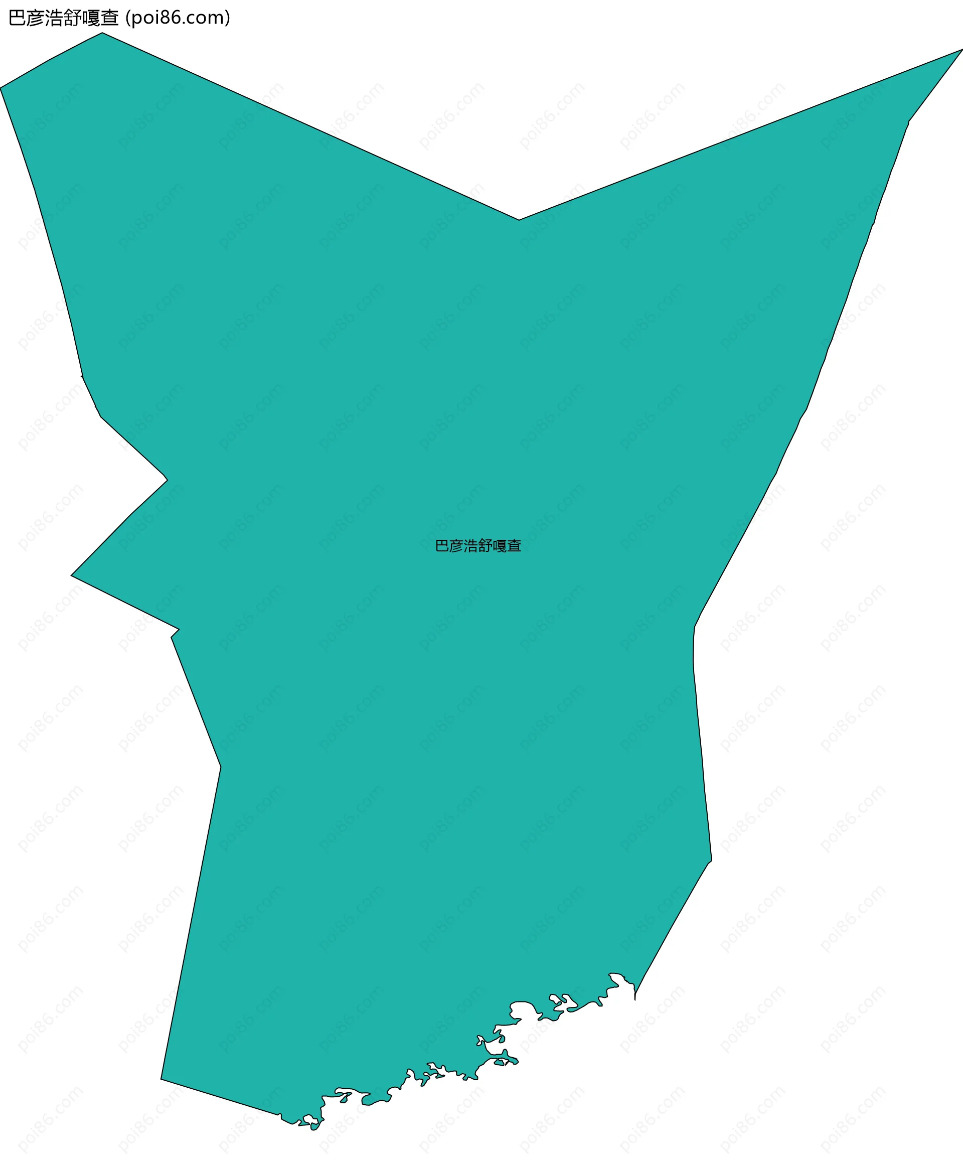 巴彦浩舒嘎查边界地图