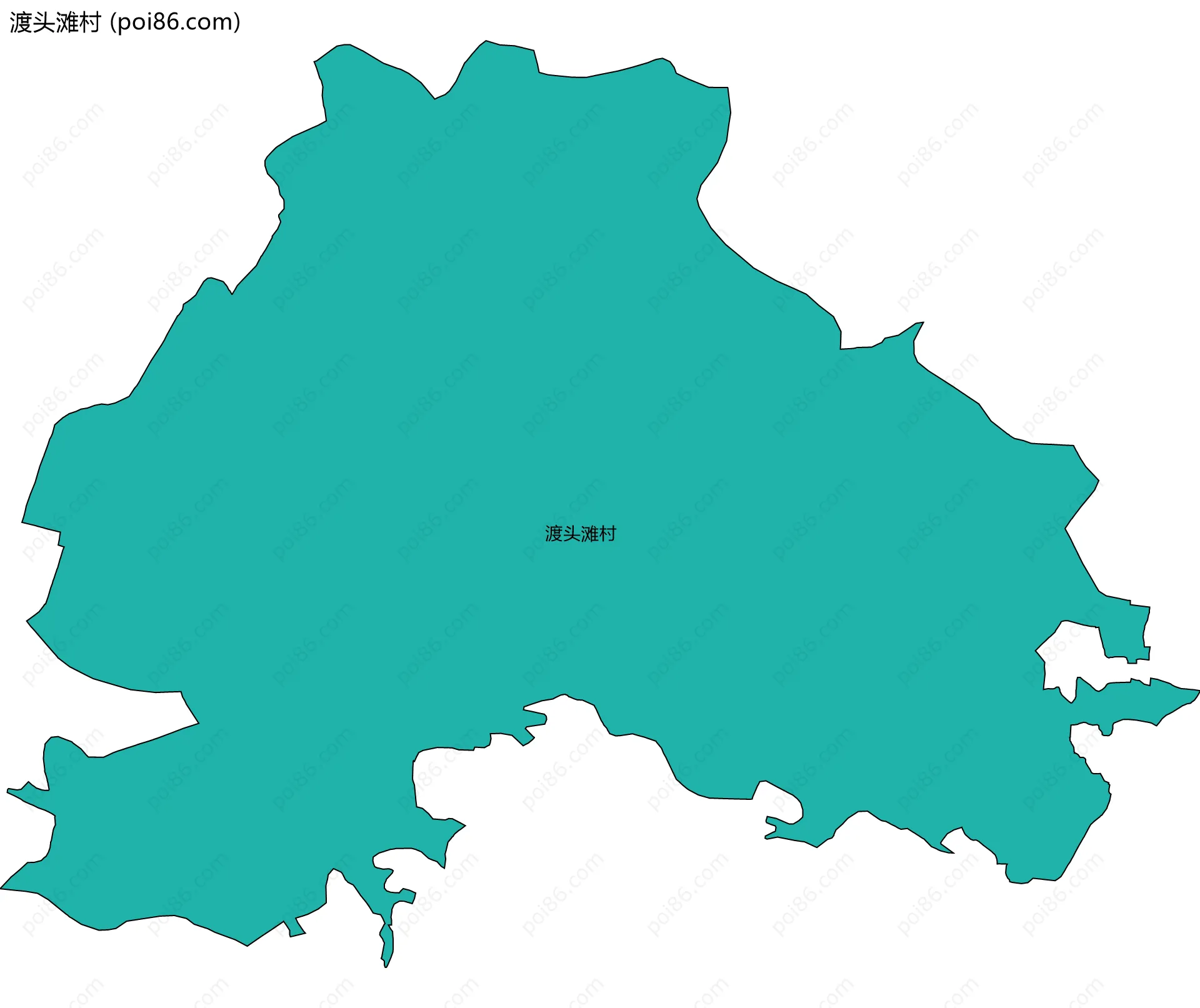 渡头滩村边界地图