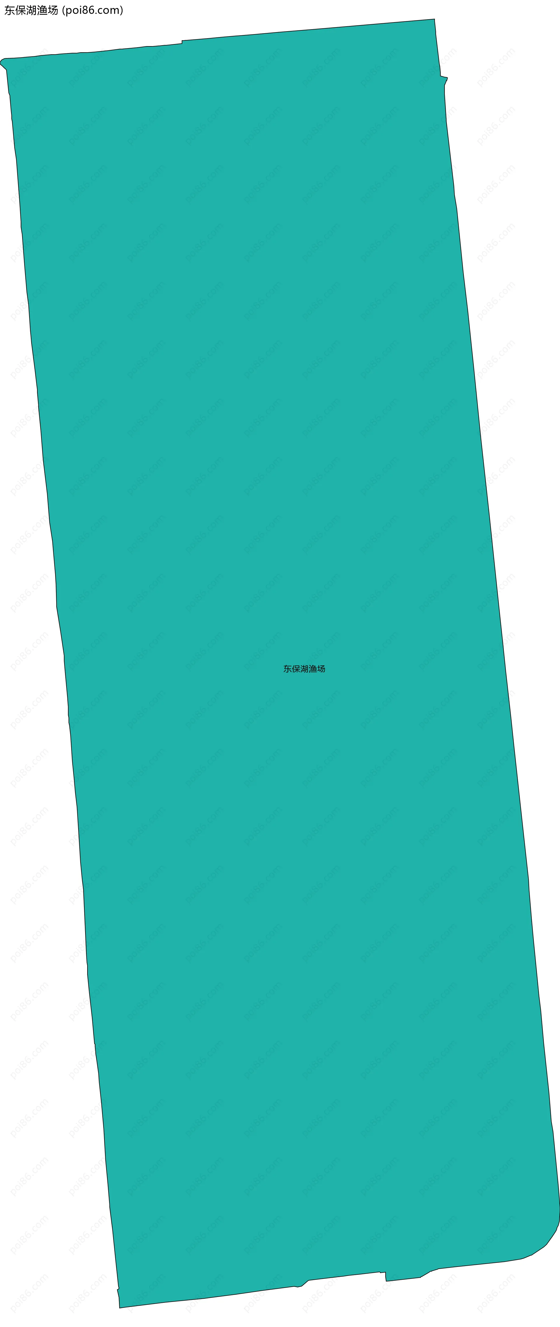 东保湖渔场边界地图