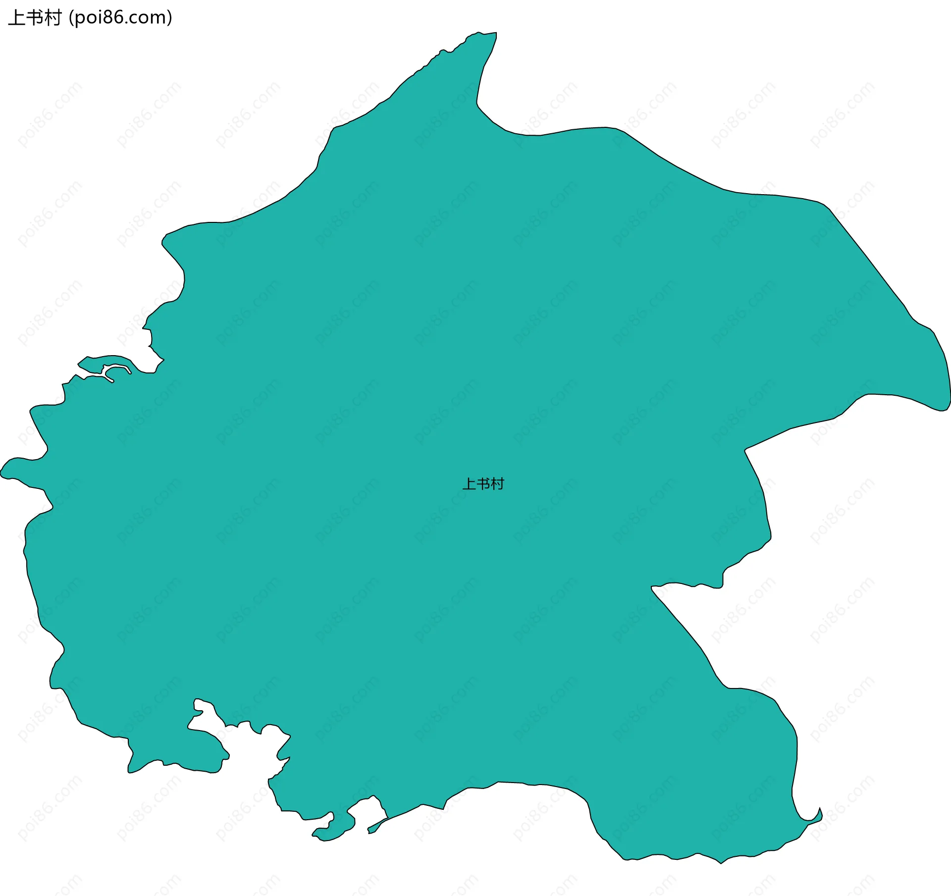 上书村边界地图