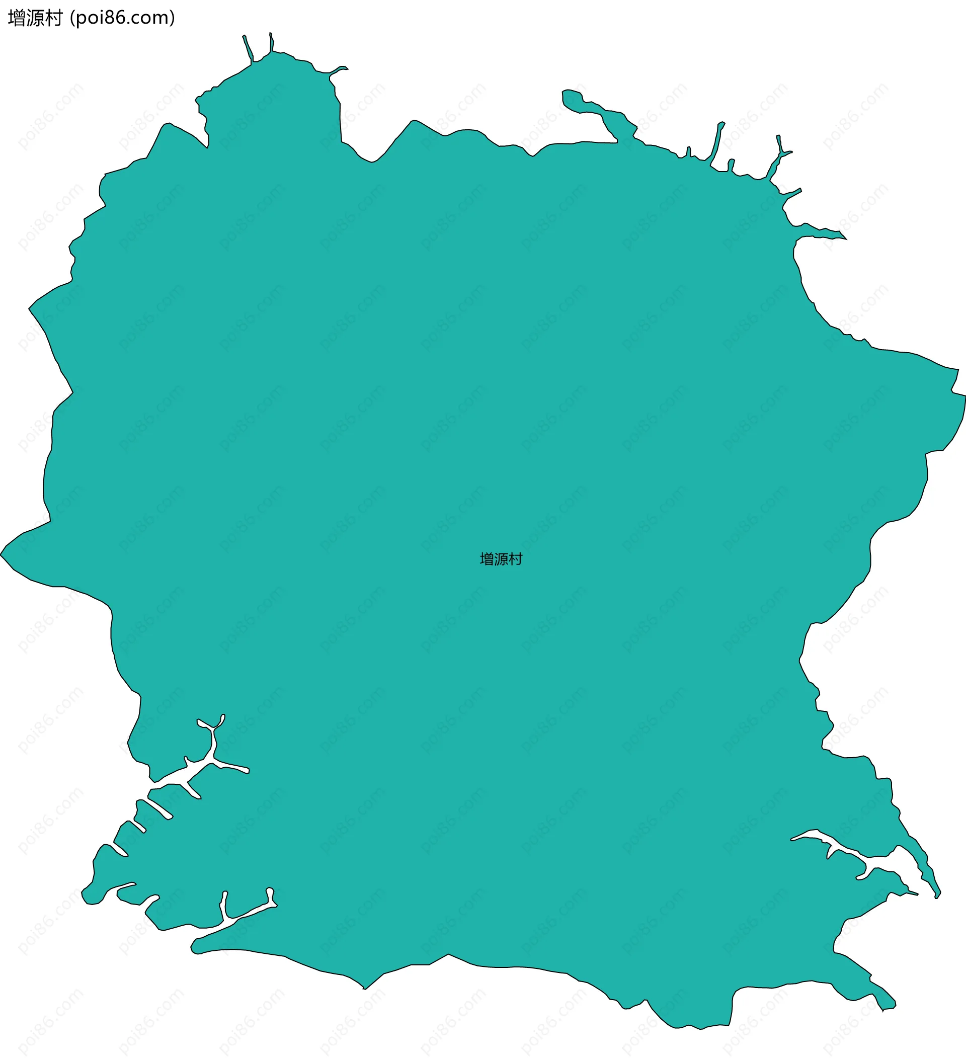 增源村边界地图