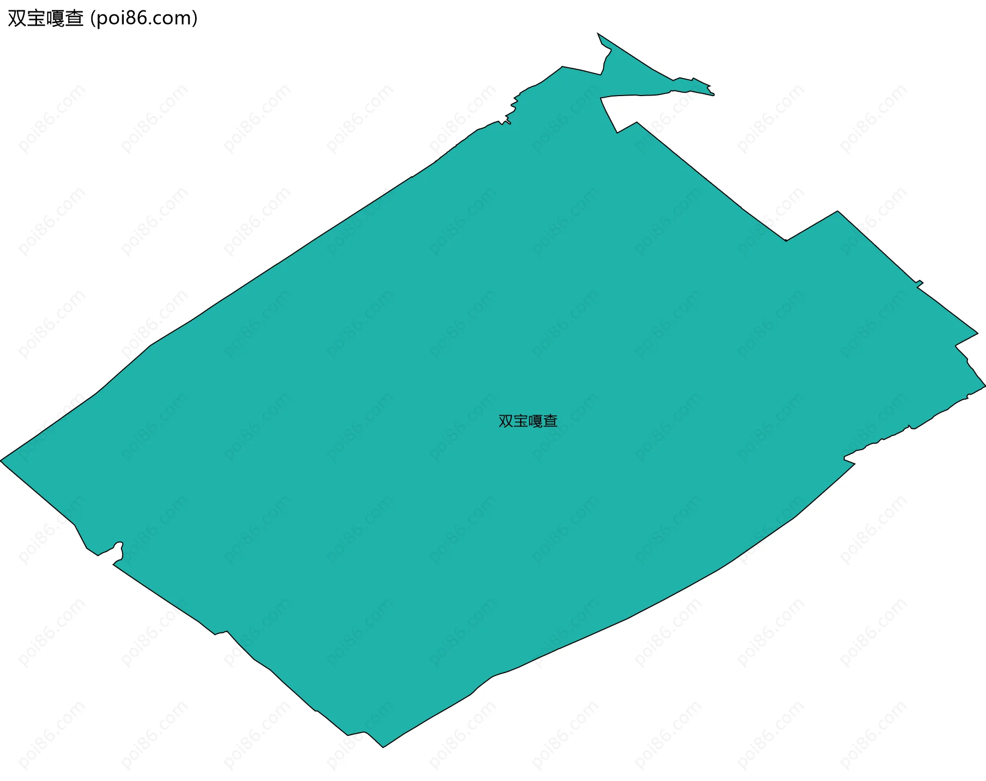 双宝嘎查边界地图