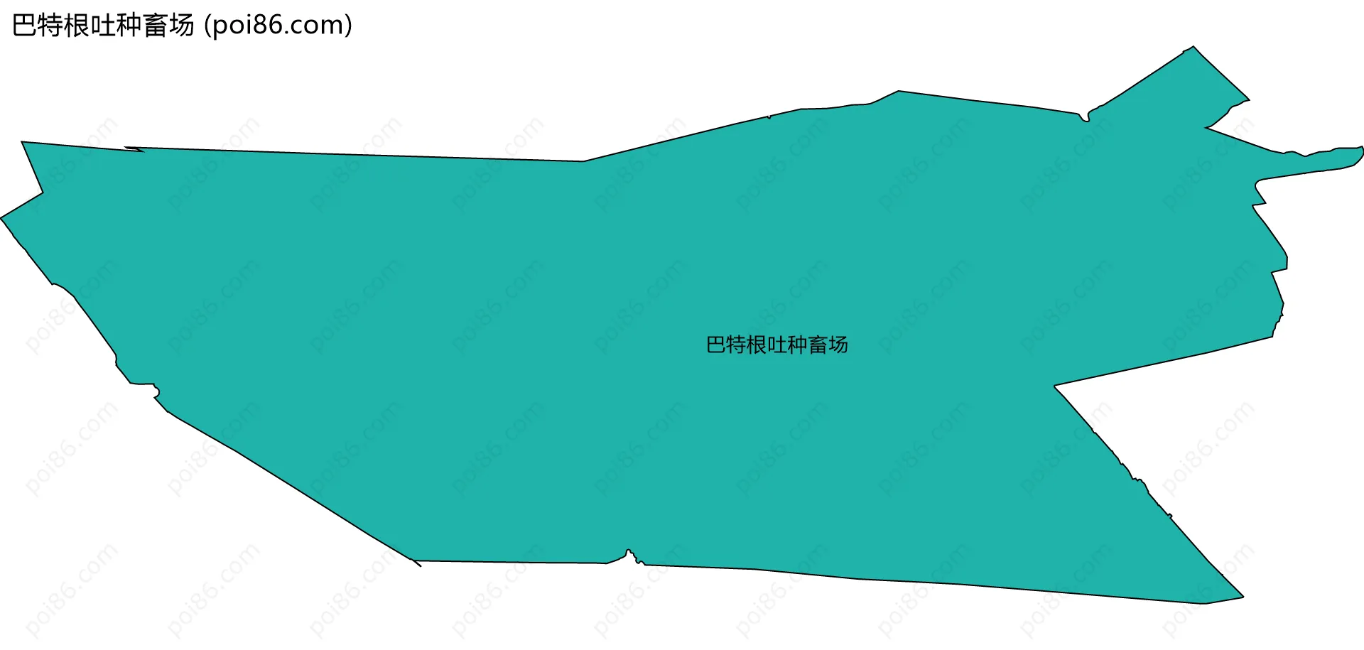 巴特根吐种畜场边界地图