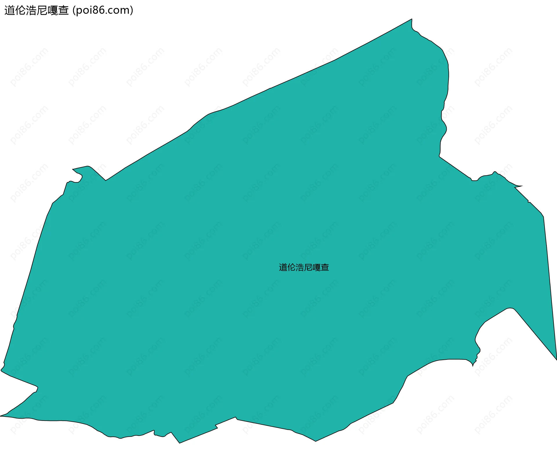 道伦浩尼嘎查边界地图