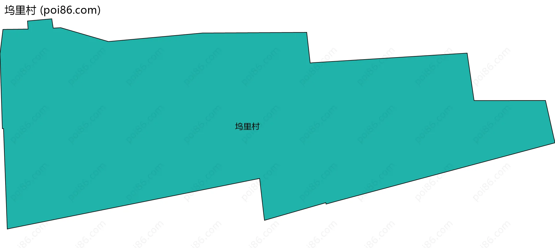 坞里村边界地图