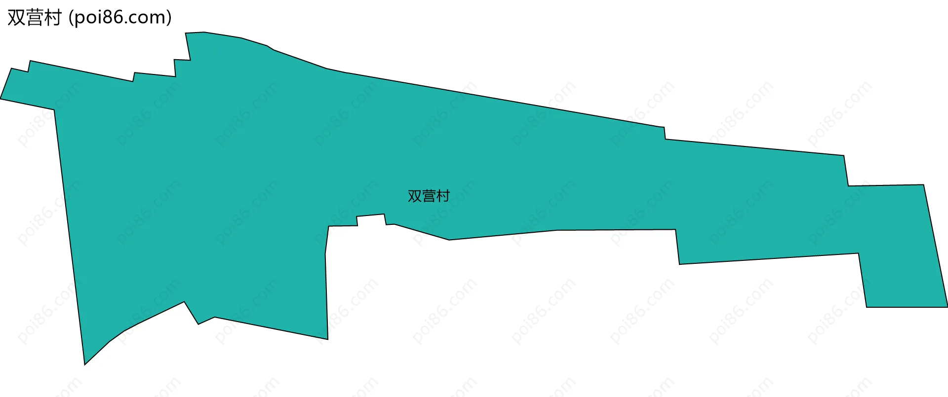 双营村边界地图