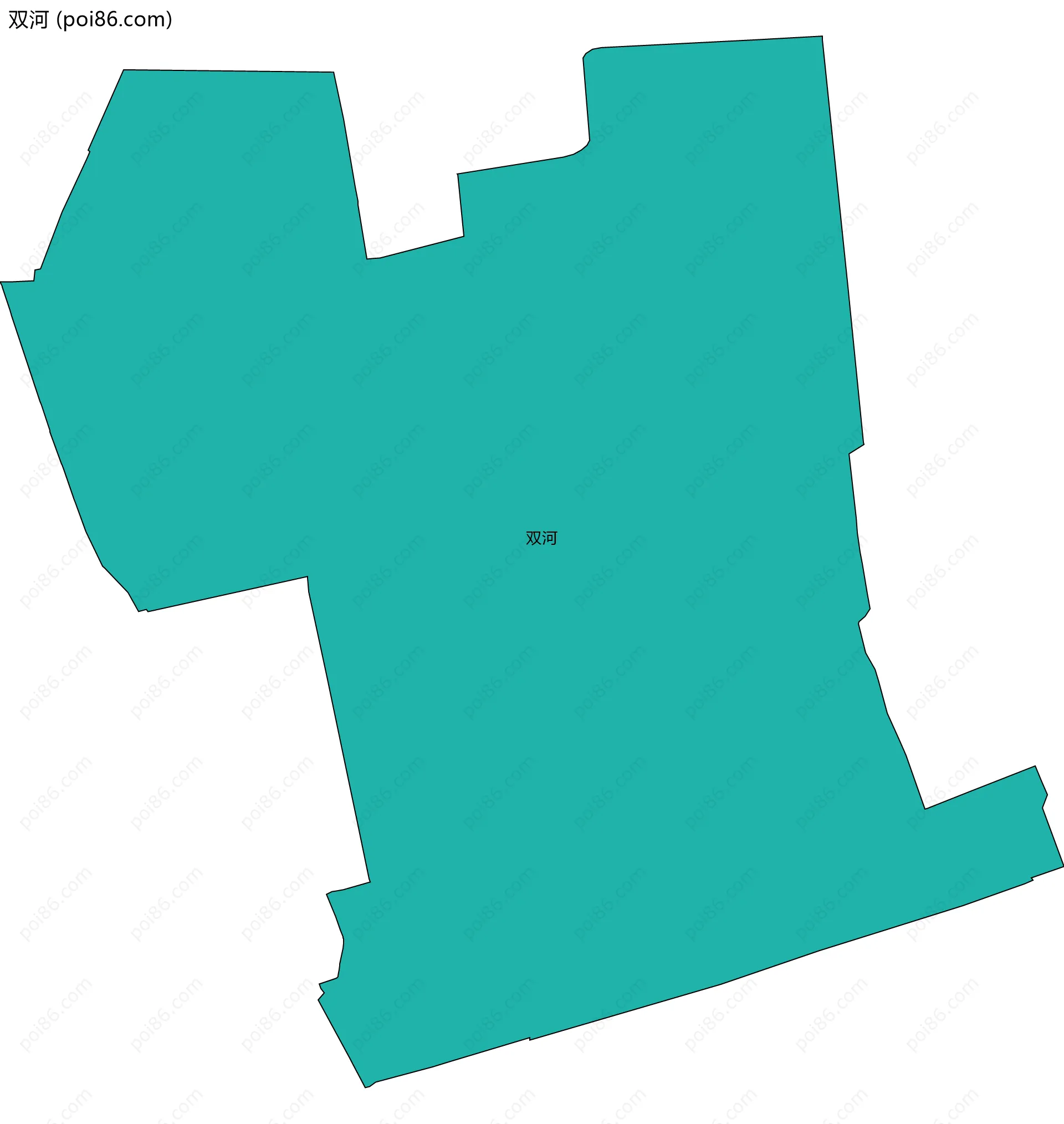 双河边界地图