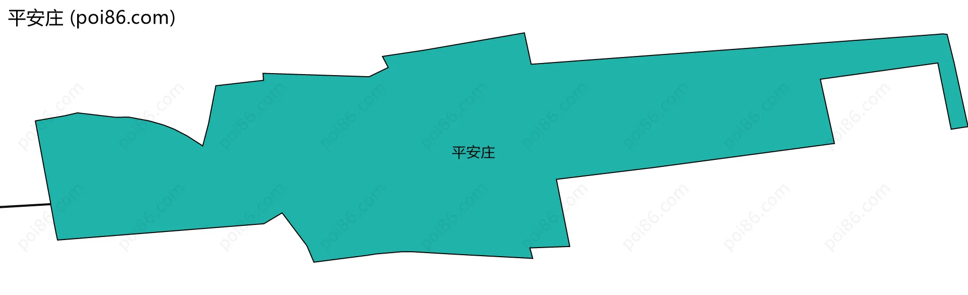 平安庄边界地图