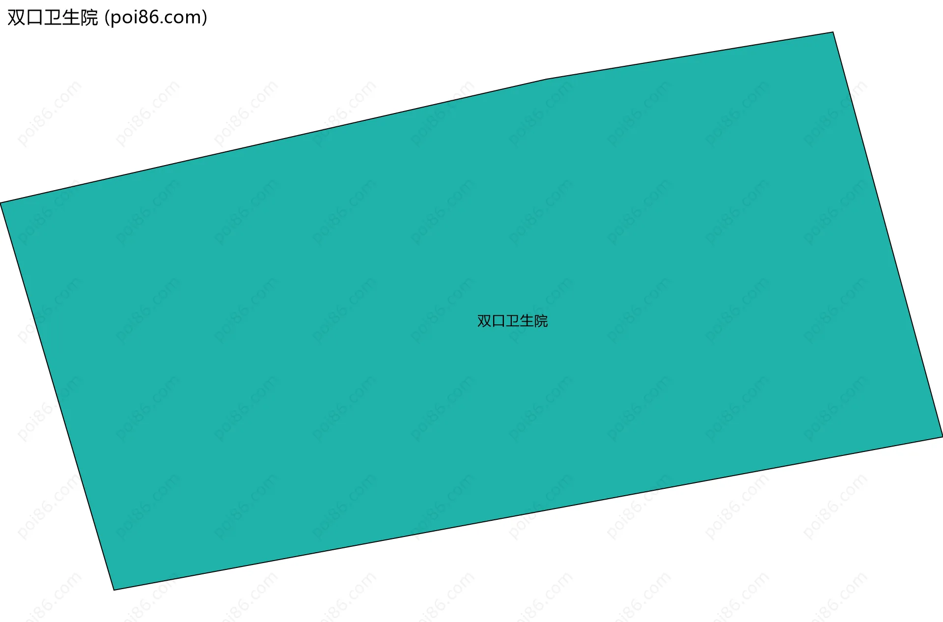 双口卫生院边界地图