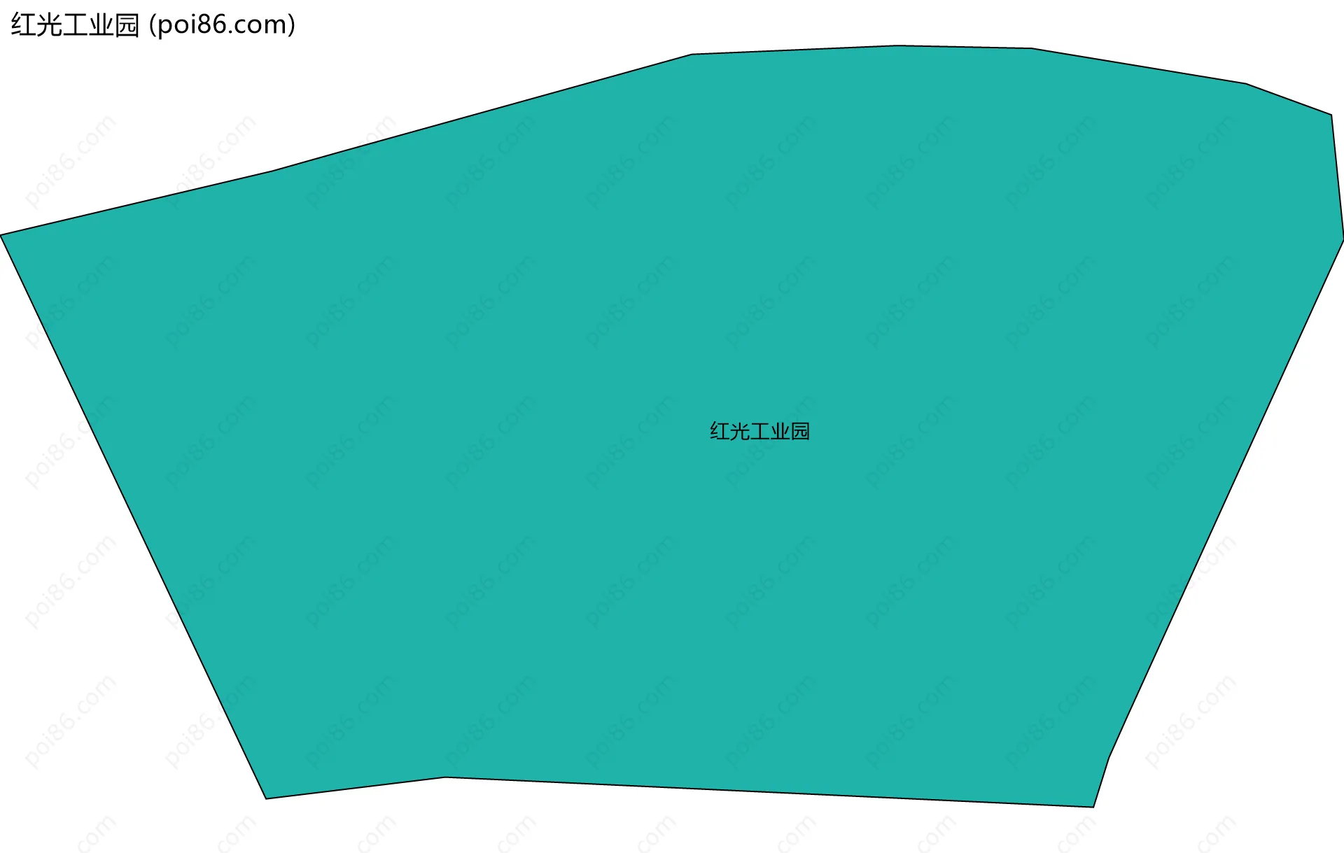 红光工业园边界地图