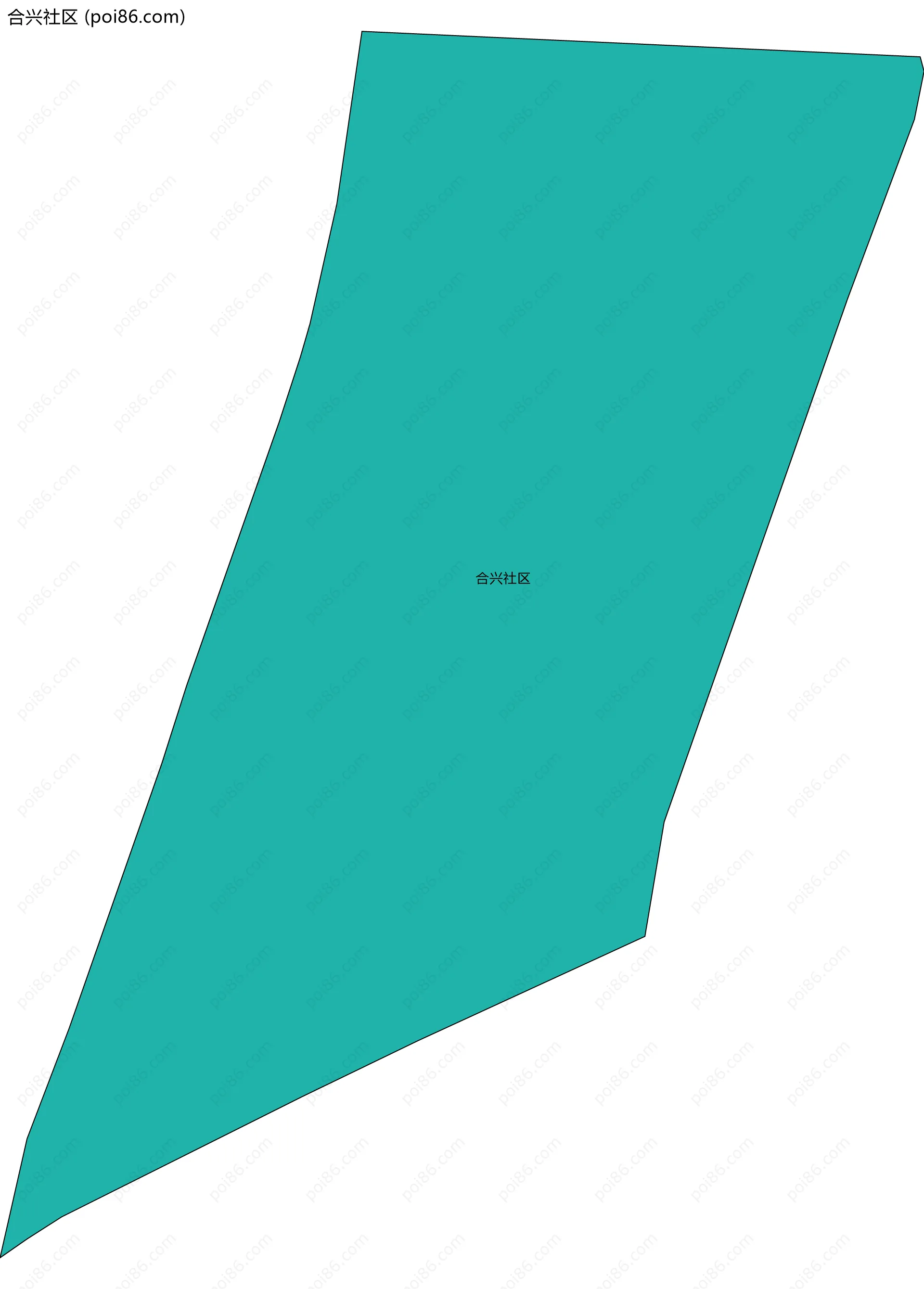 合兴社区边界地图