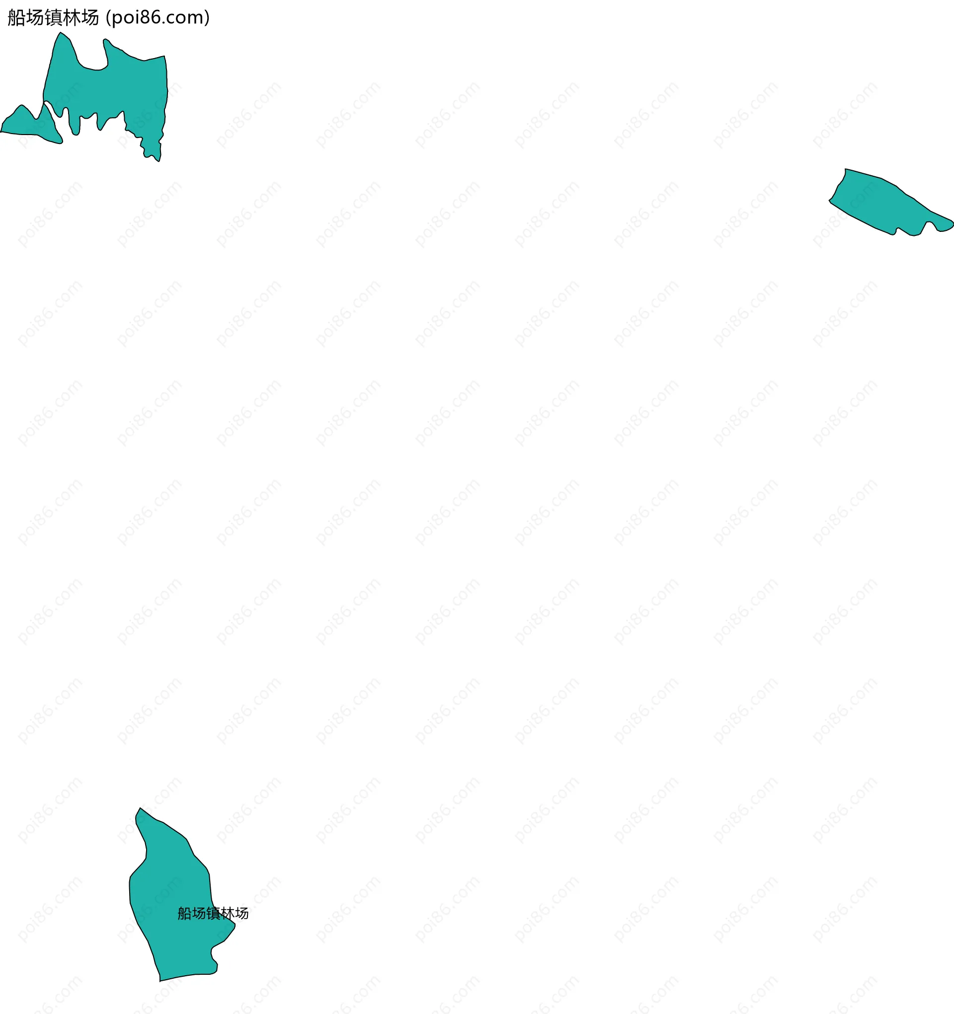 船场镇林场边界地图