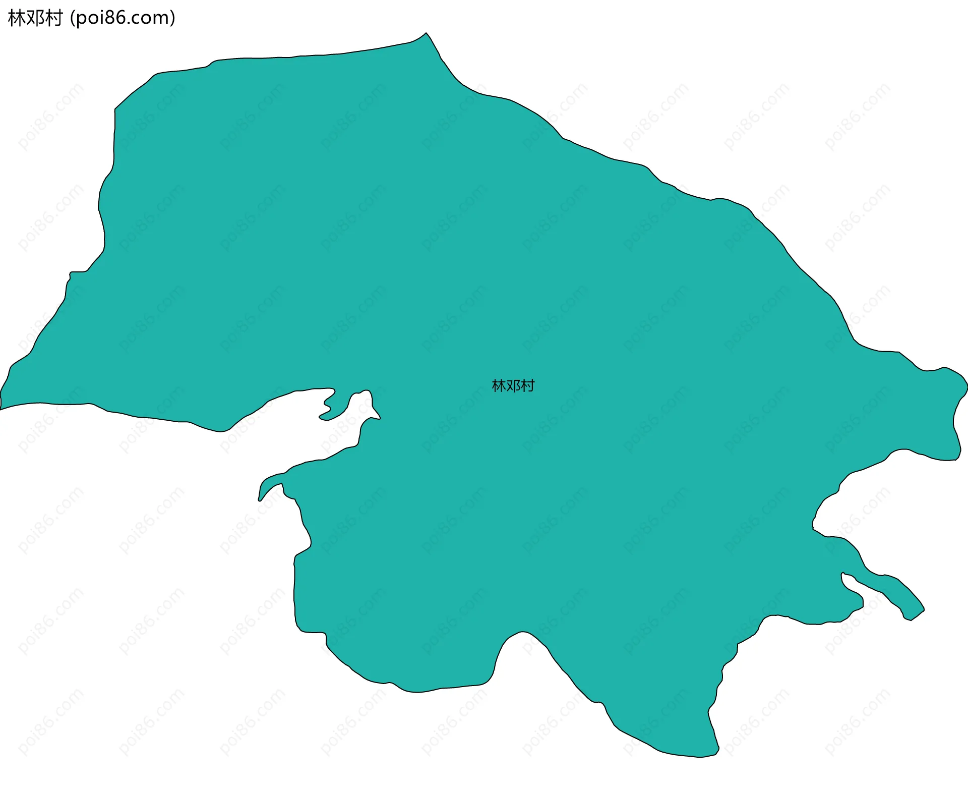 林邓村边界地图