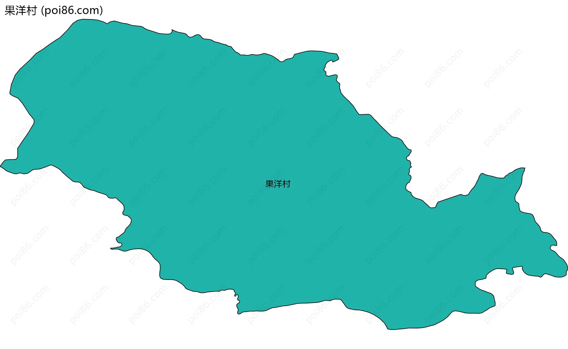 果洋村边界地图
