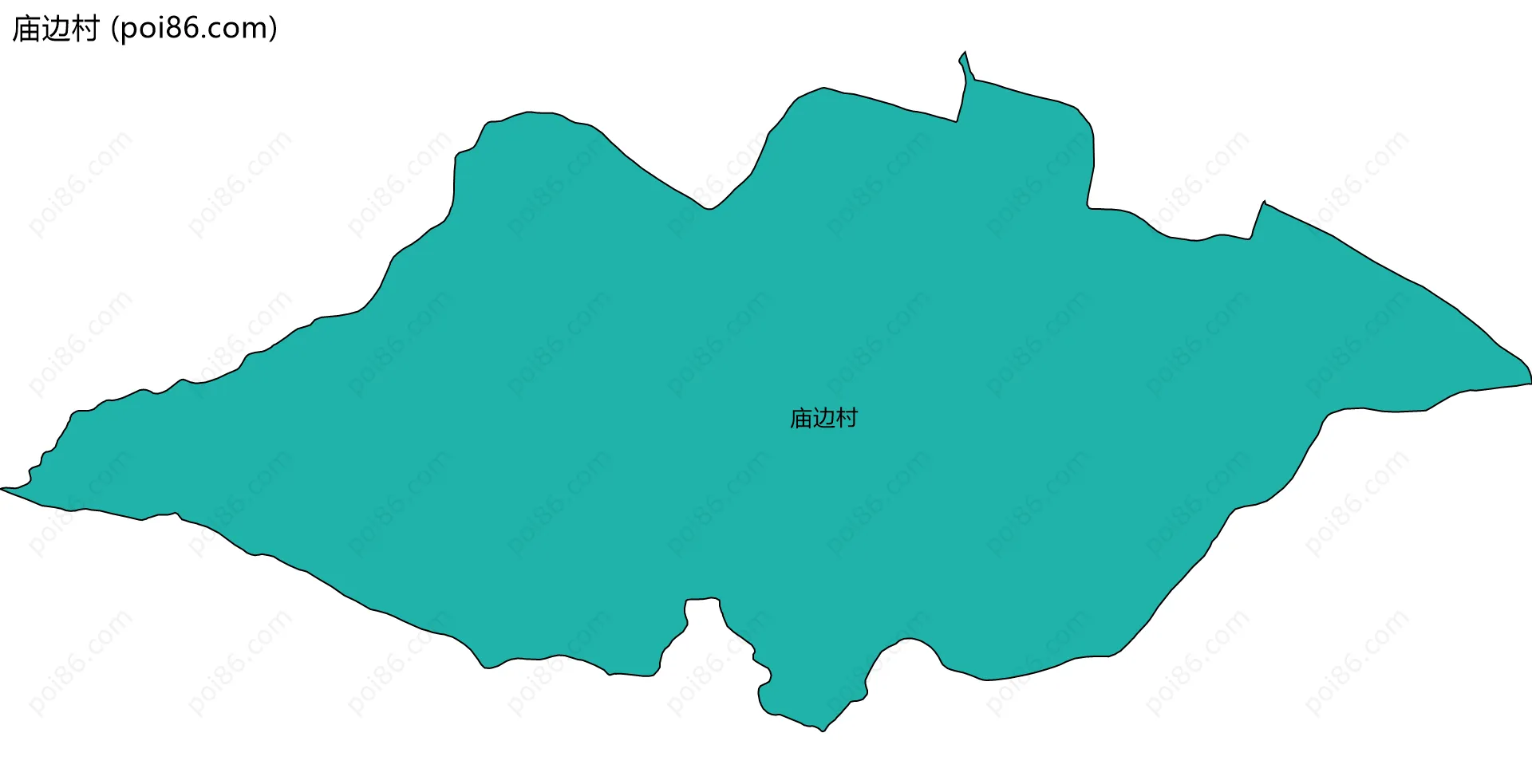 庙边村边界地图