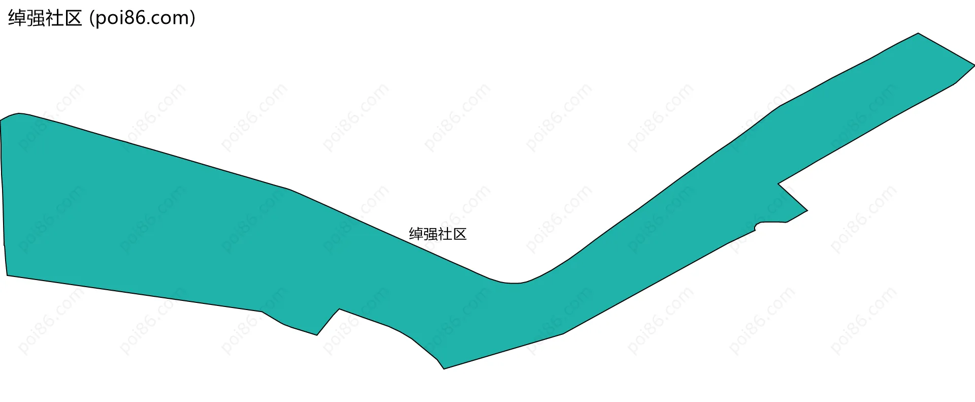 绰强社区边界地图