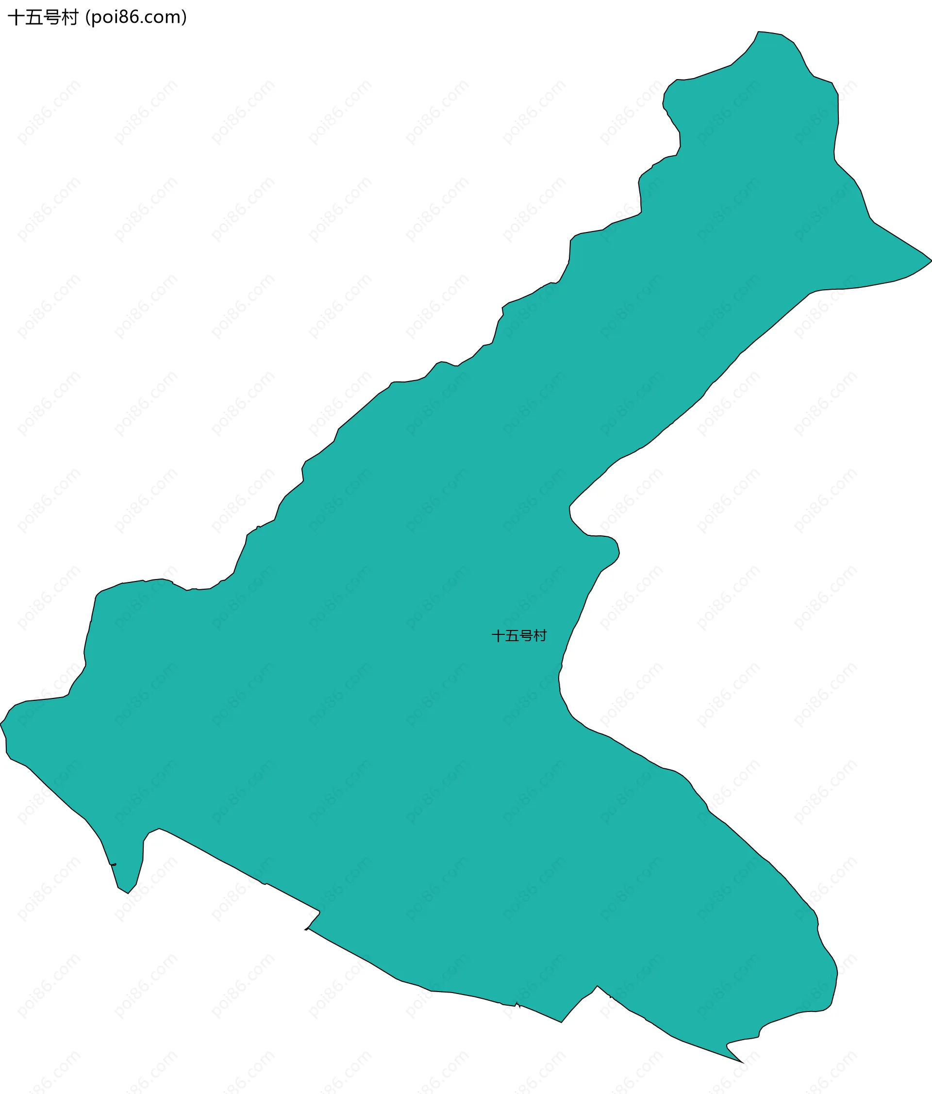 十五号村边界地图