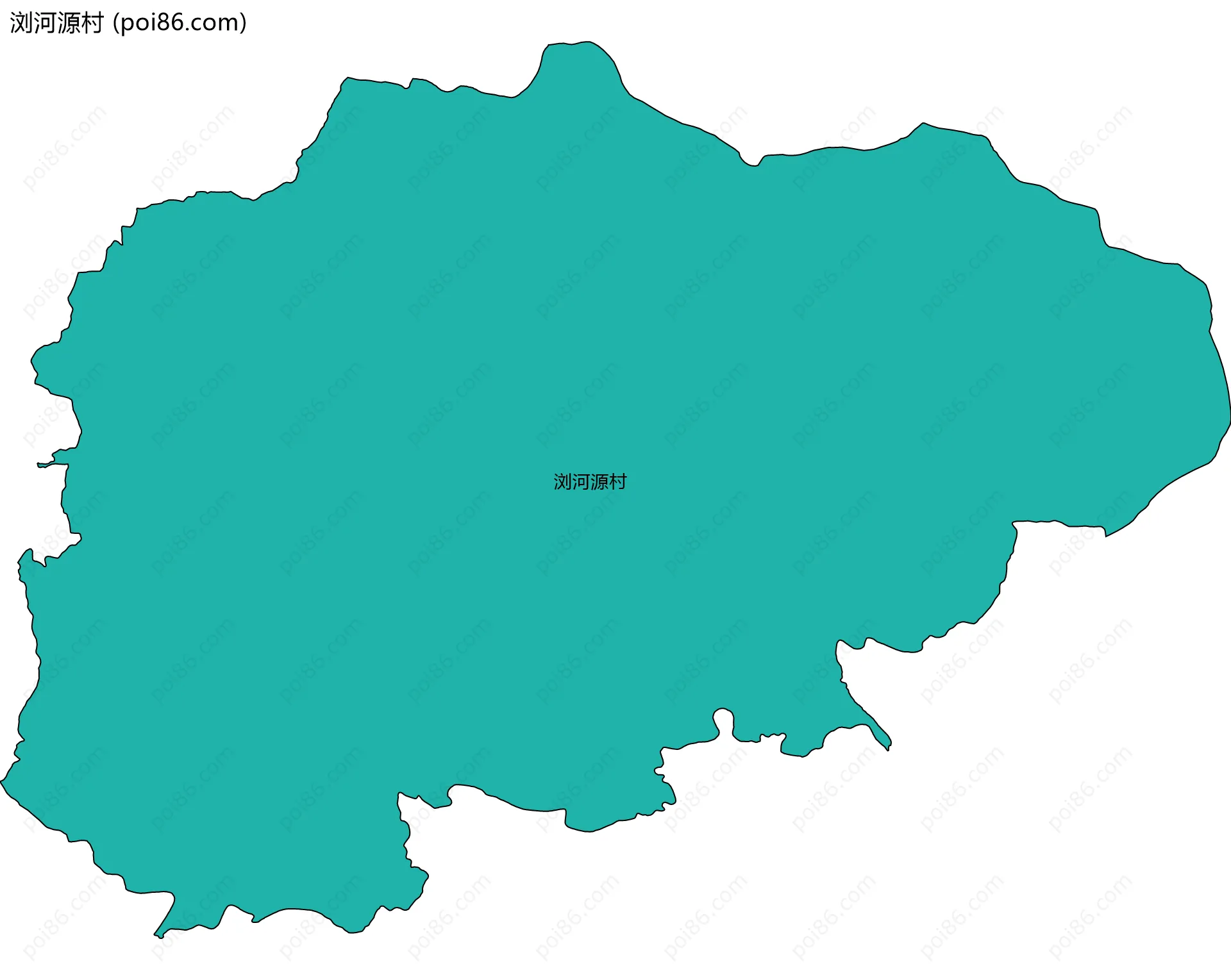 浏河源村边界地图