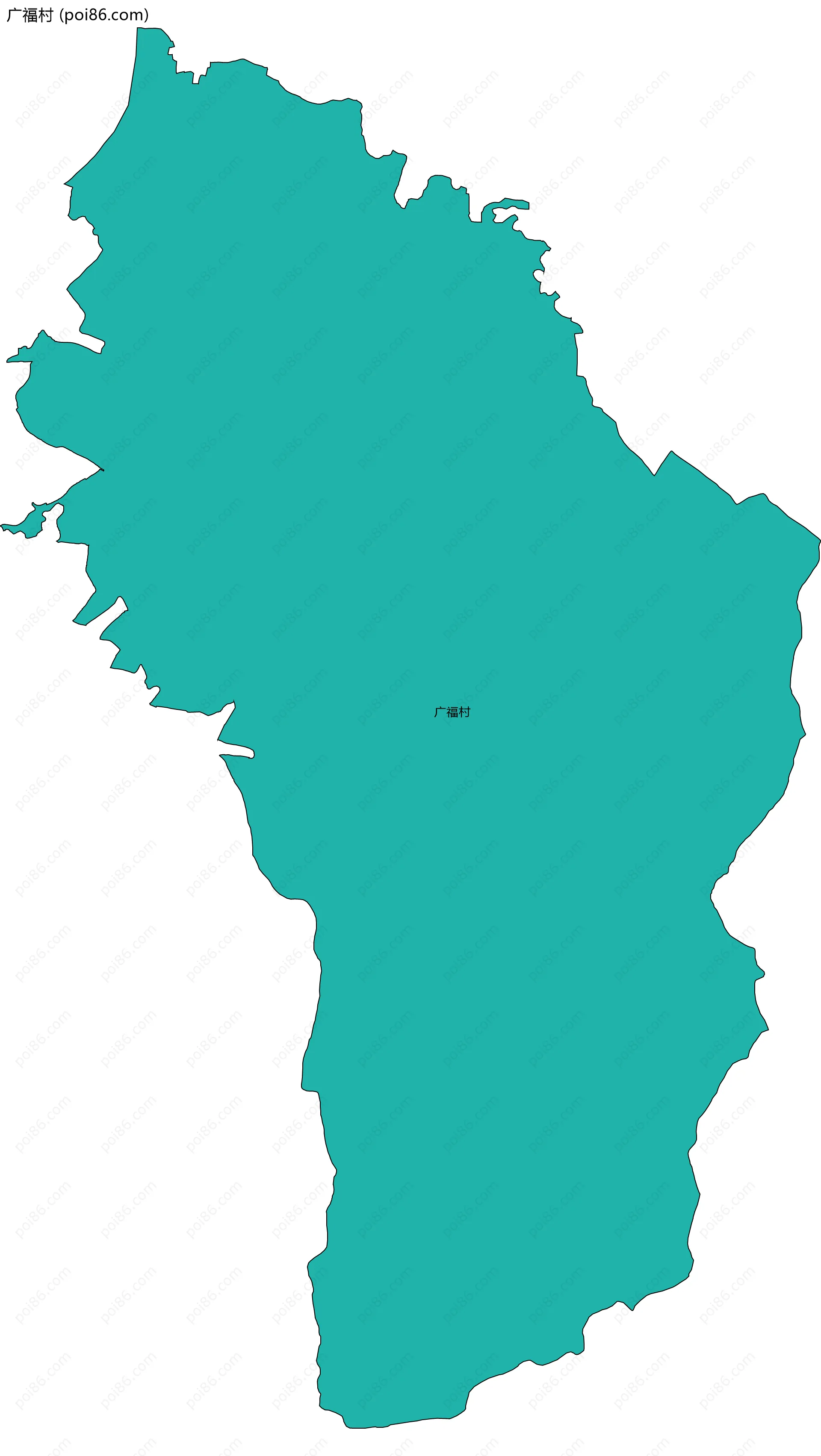 广福村边界地图