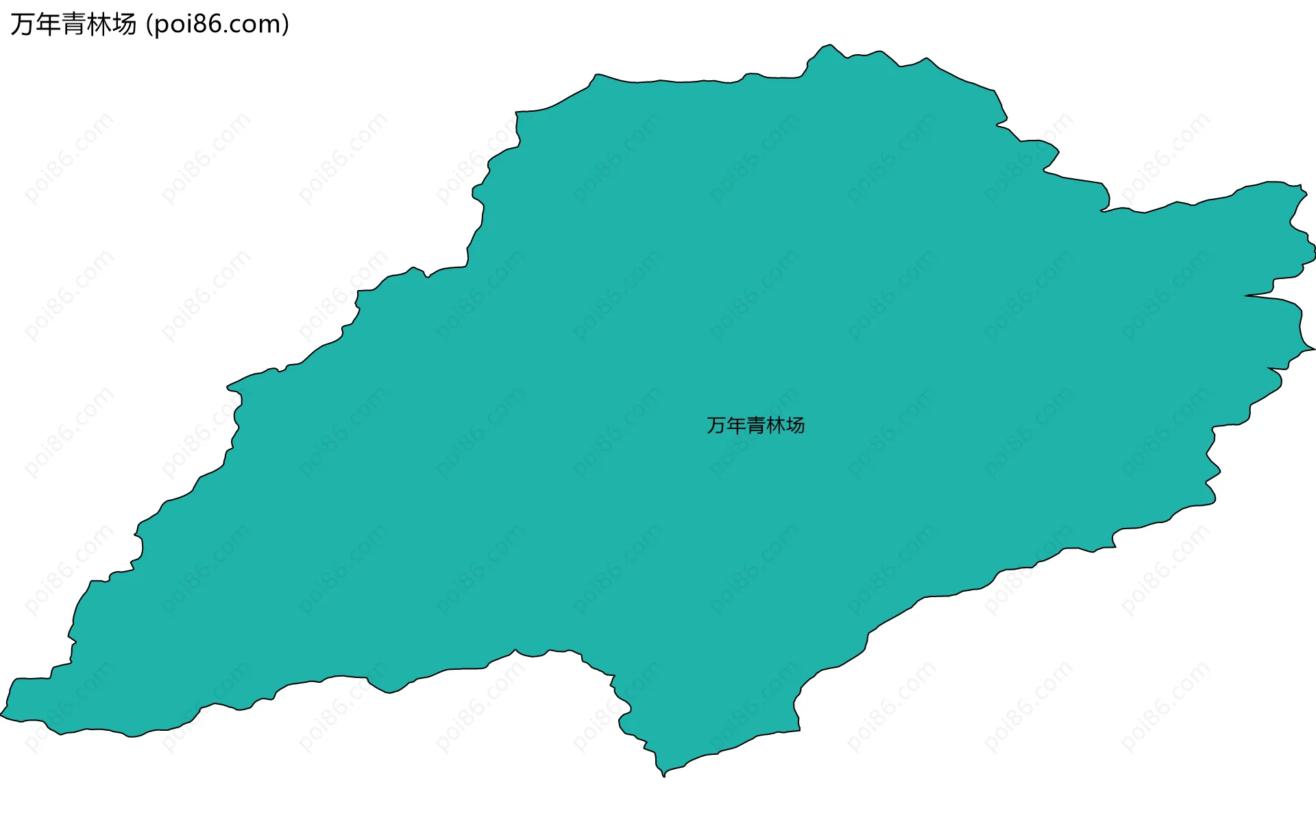 万年青林场边界地图