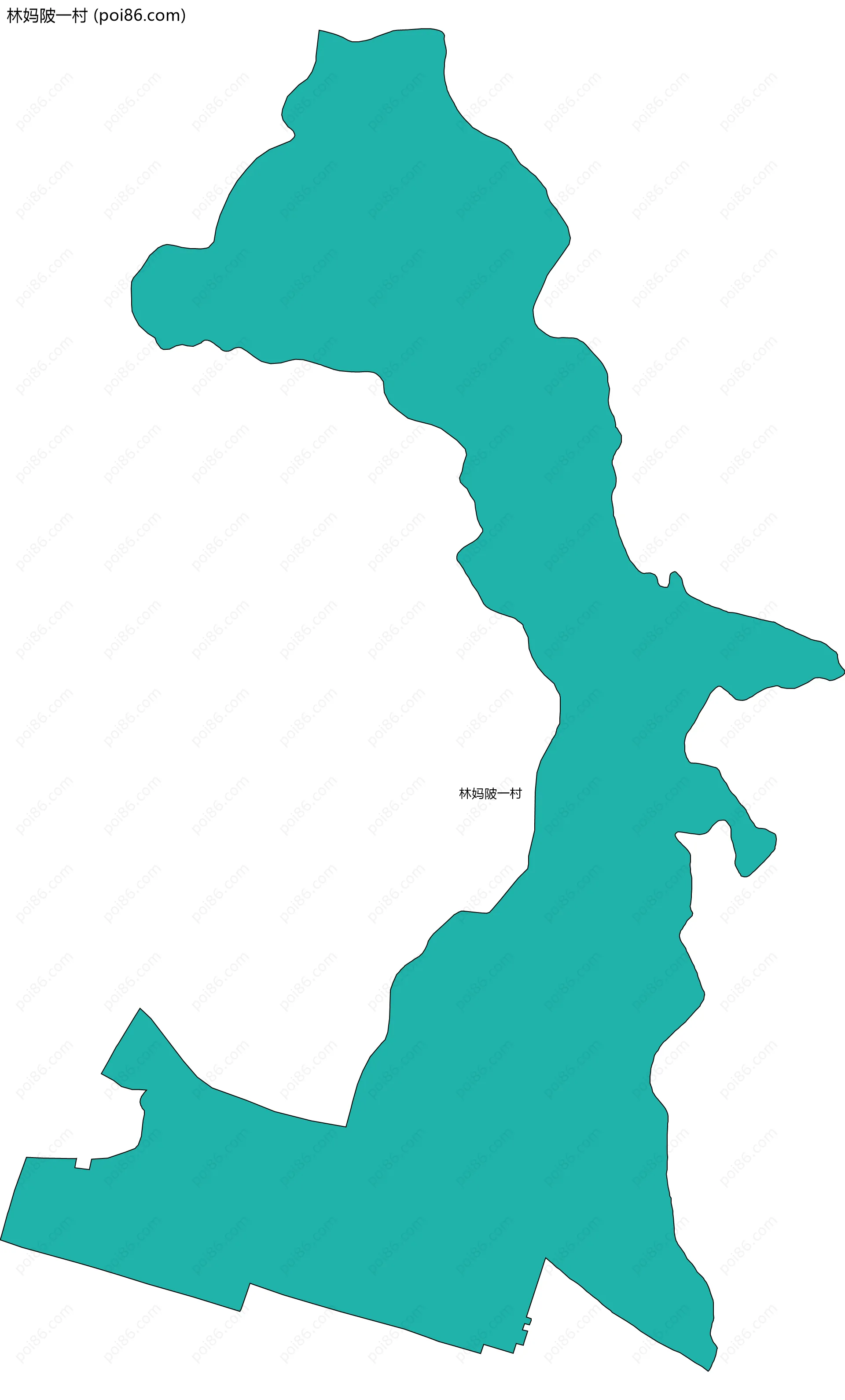 林妈陂一村边界地图