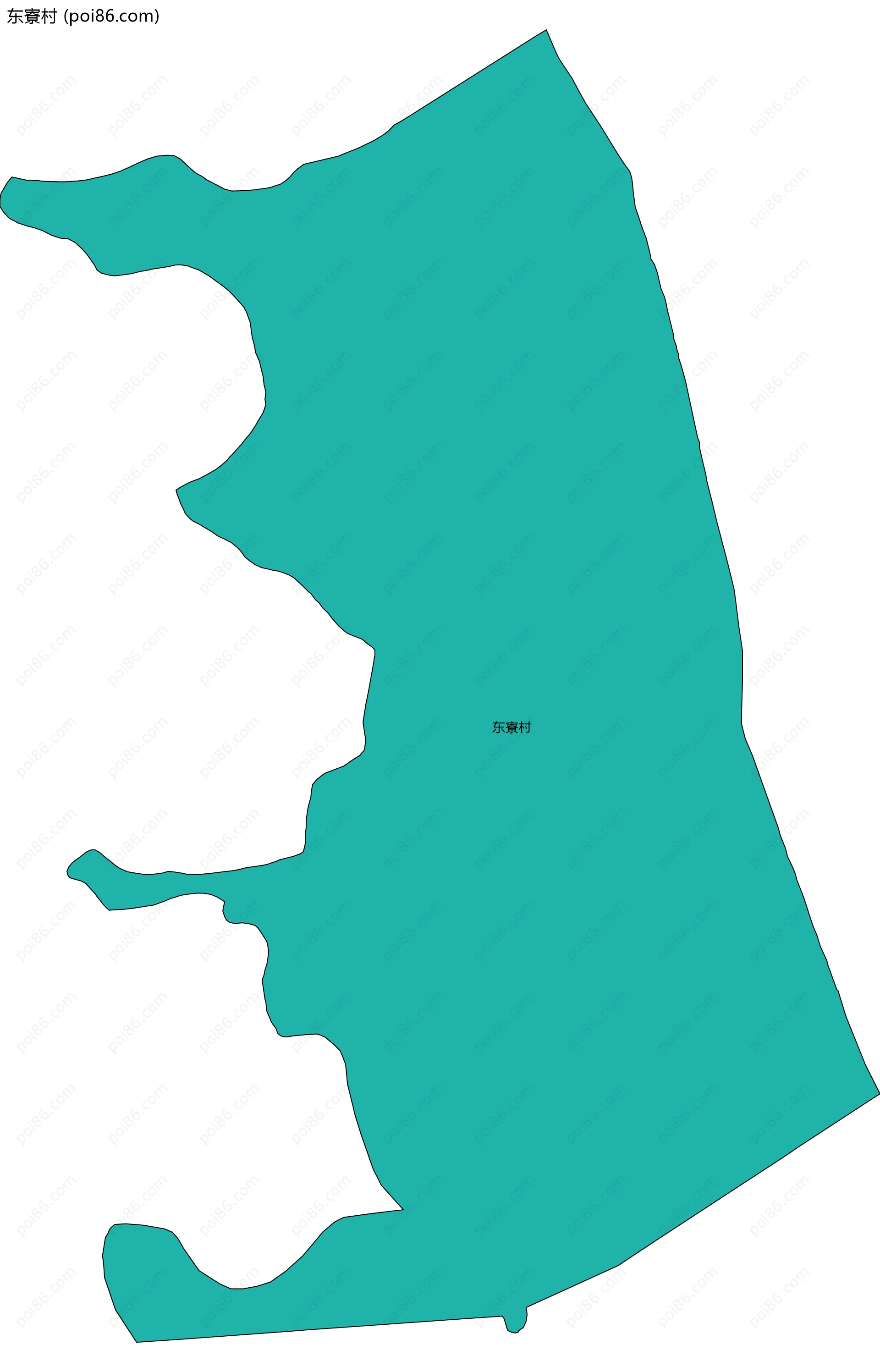 东寮村边界地图