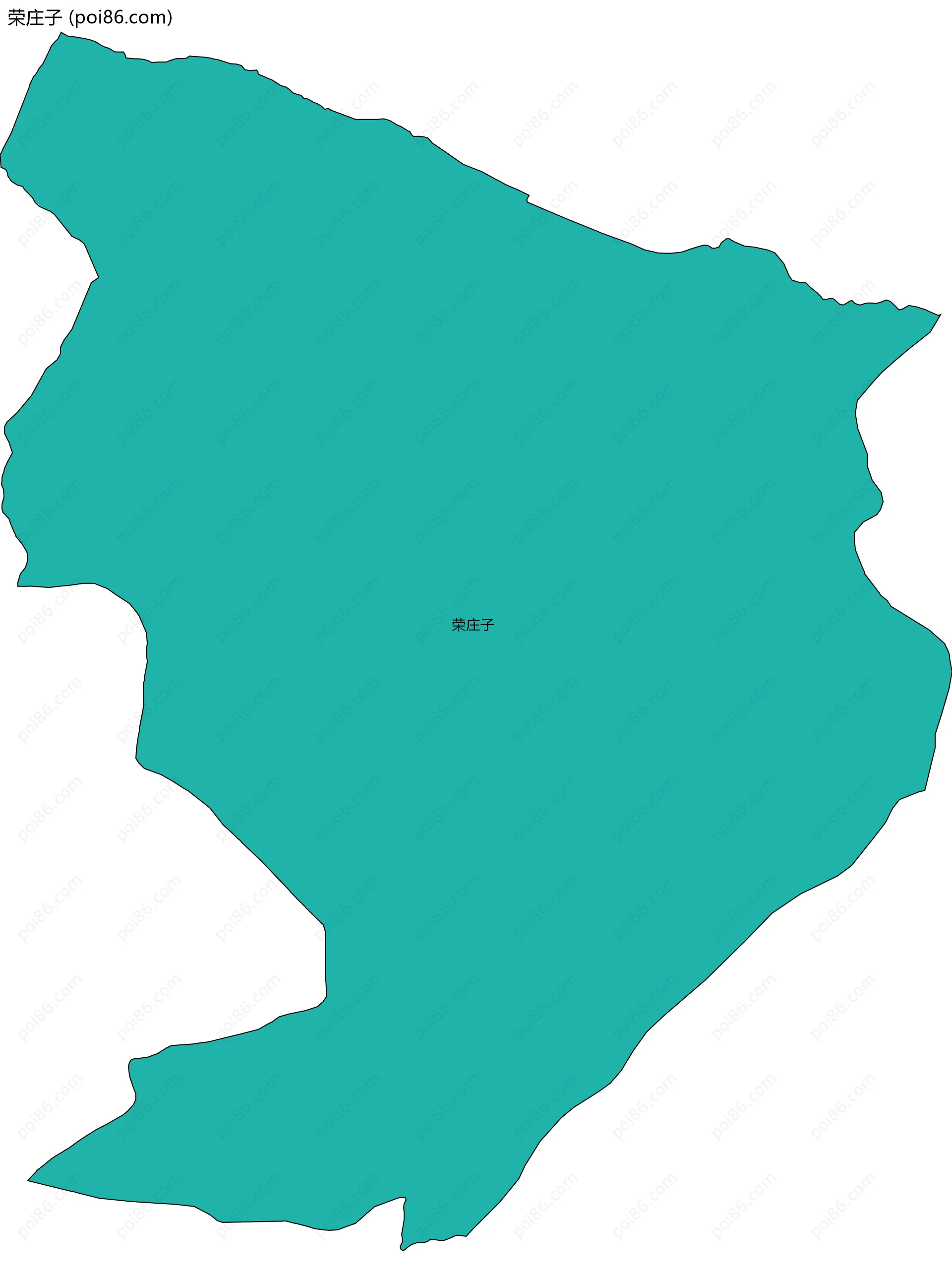 荣庄子边界地图