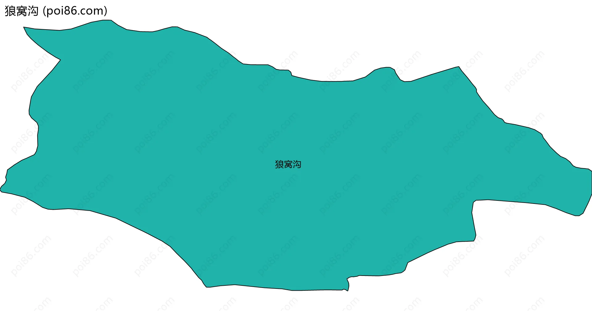 狼窝沟边界地图