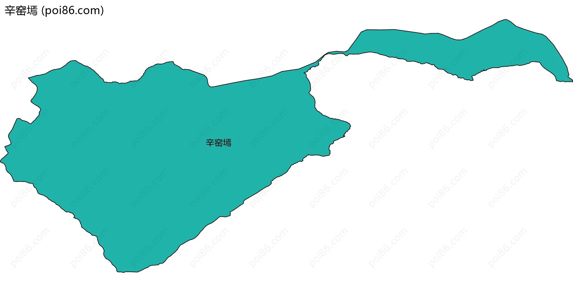 辛窑墕边界地图